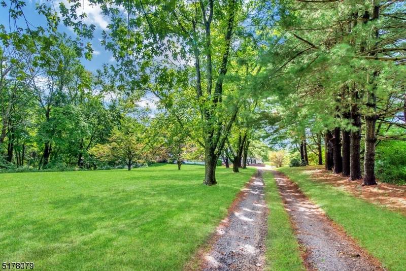 A private drive leads to this 5 bedroom, 3 full bath sunlit Colonial set on 5.