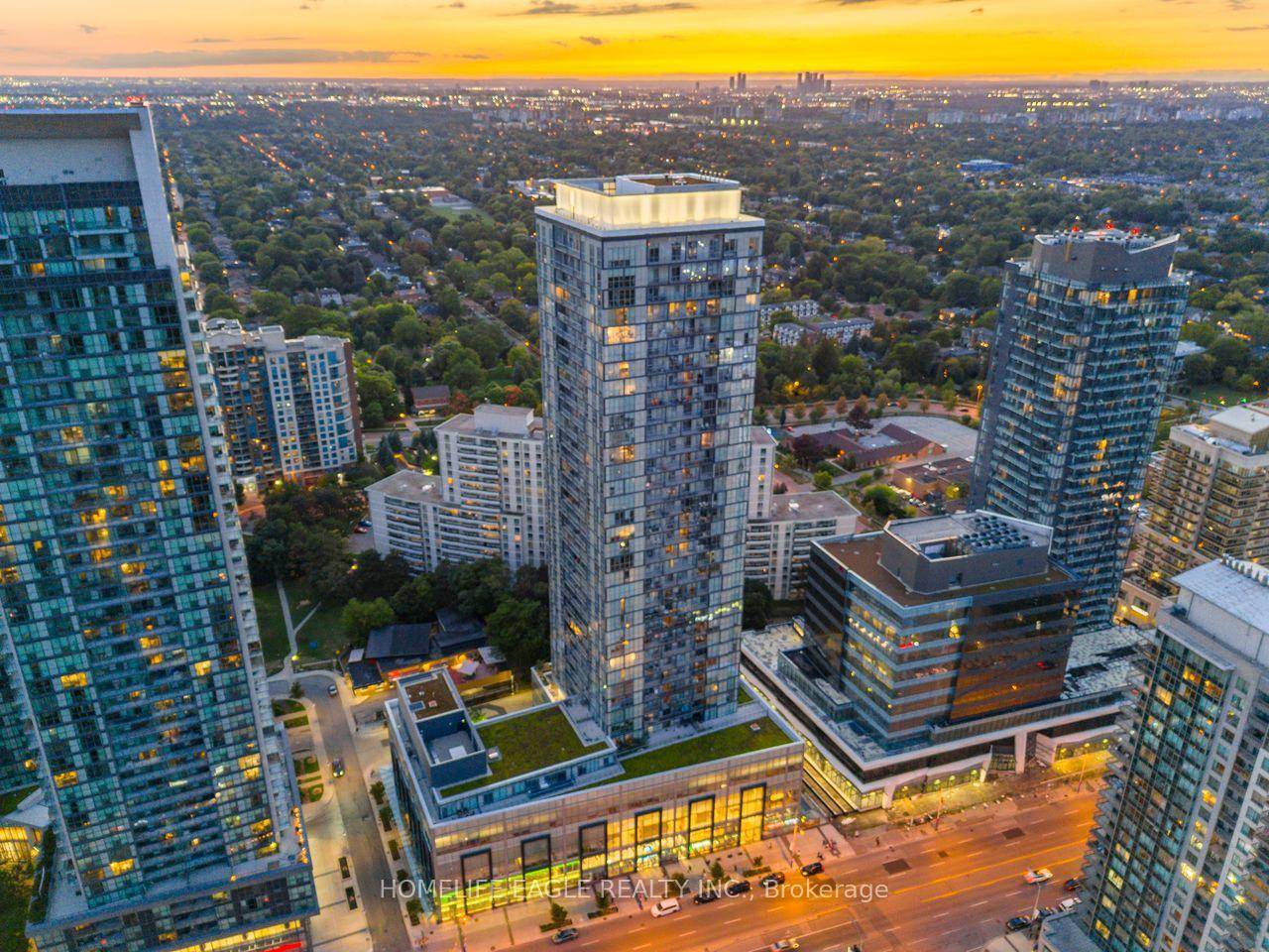 Luxurious Beacon Residences Perfectly Located In The Heart Of North York Sun Filled South Exposure 1 Bed Den Bright and Spacious Soaring 9' Ceiling Den with Sliding Door can be ...