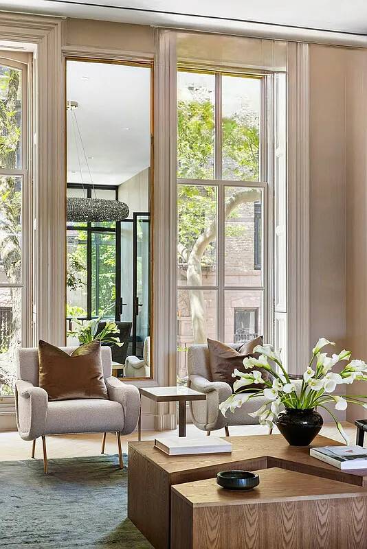 A Masterpiece in Cobble Hill Exquisitely Renovated Six Story Townhouse Perched on one of Cobble Hill's most coveted tree lined streets, this extraordinary single family townhouse spans six impeccably designed ...