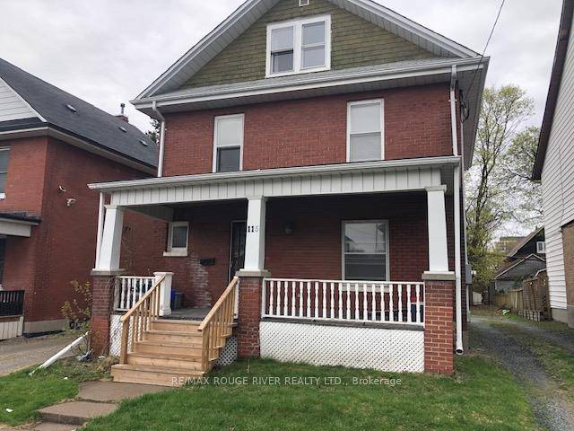 Fabulous clay all brick triplex in great neighborhood with high walk score.
