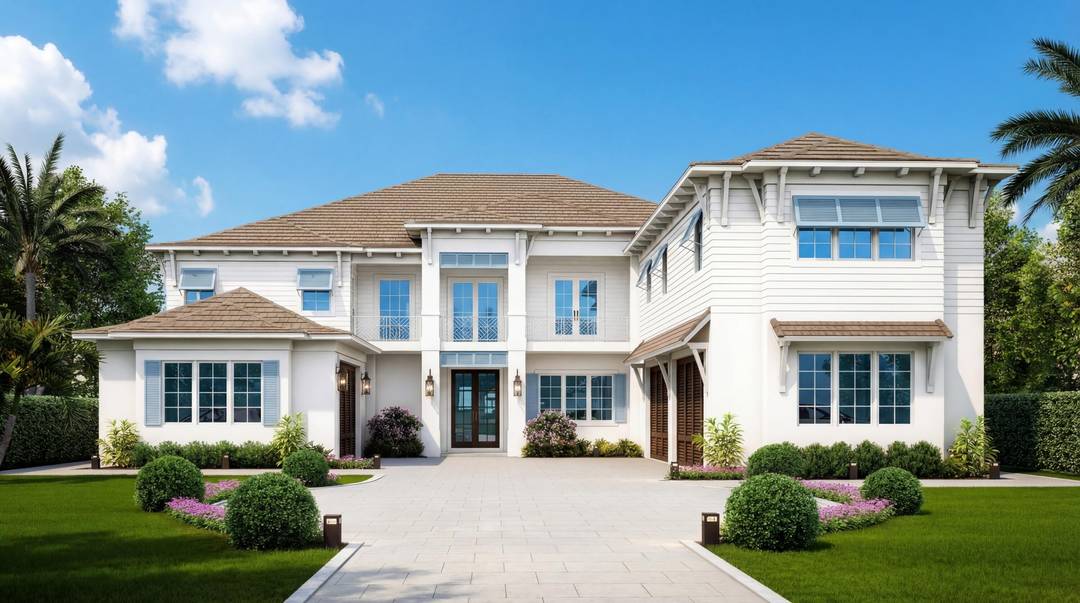 Experience the pinnacle of waterfront luxury with this brand new custom estate in Jupiter, offering breathtaking wide water views from every room.