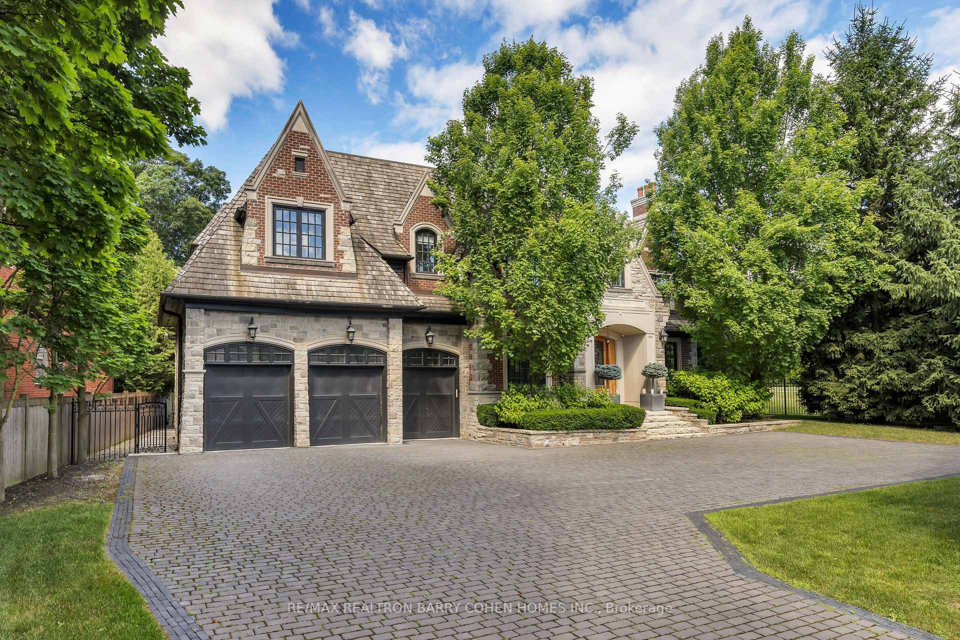 Dramatic Curb Appeal. Custom Cha teau Inspired Residence For The Bespoke Buyer On Secluded Crescent.