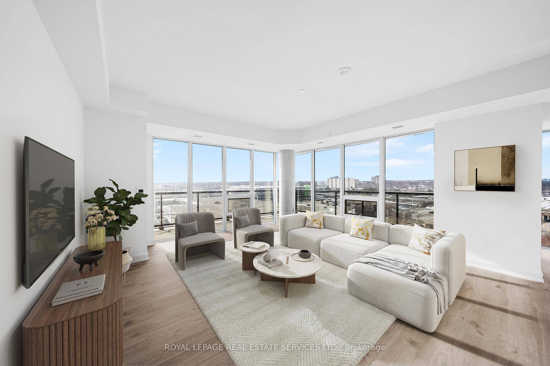 Step into over 1440 sf of modern living in this brand new two bedroom plus den apartment located in Clarkson Village !