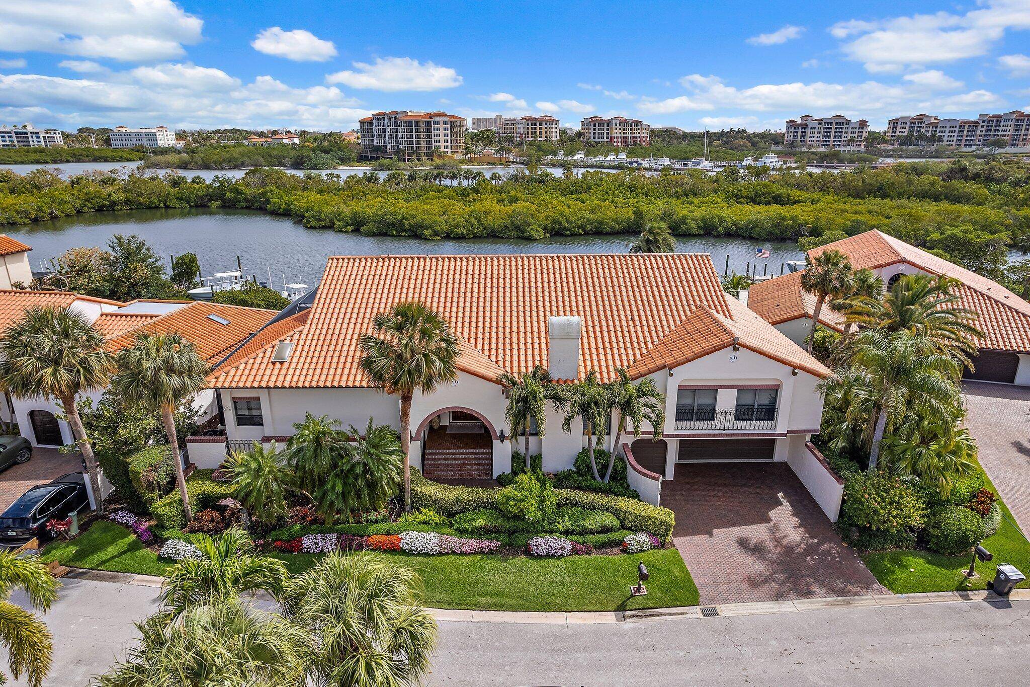 Spectacular 3 bedroom plus a private office 4th bedroom, 4 1 2 bathroom waterfront home with a private pool, private dock and sensational saltwater views.