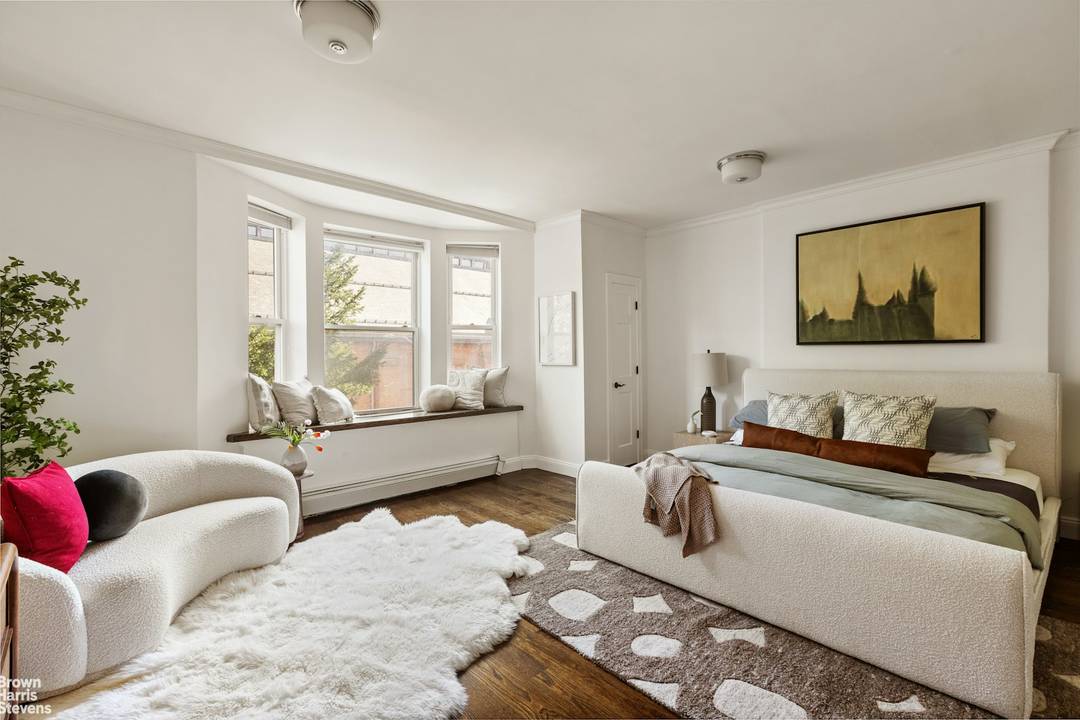 Welcome to 1150 Pacific Street, a single family architecturally compelling townhouse in Crown Heights.