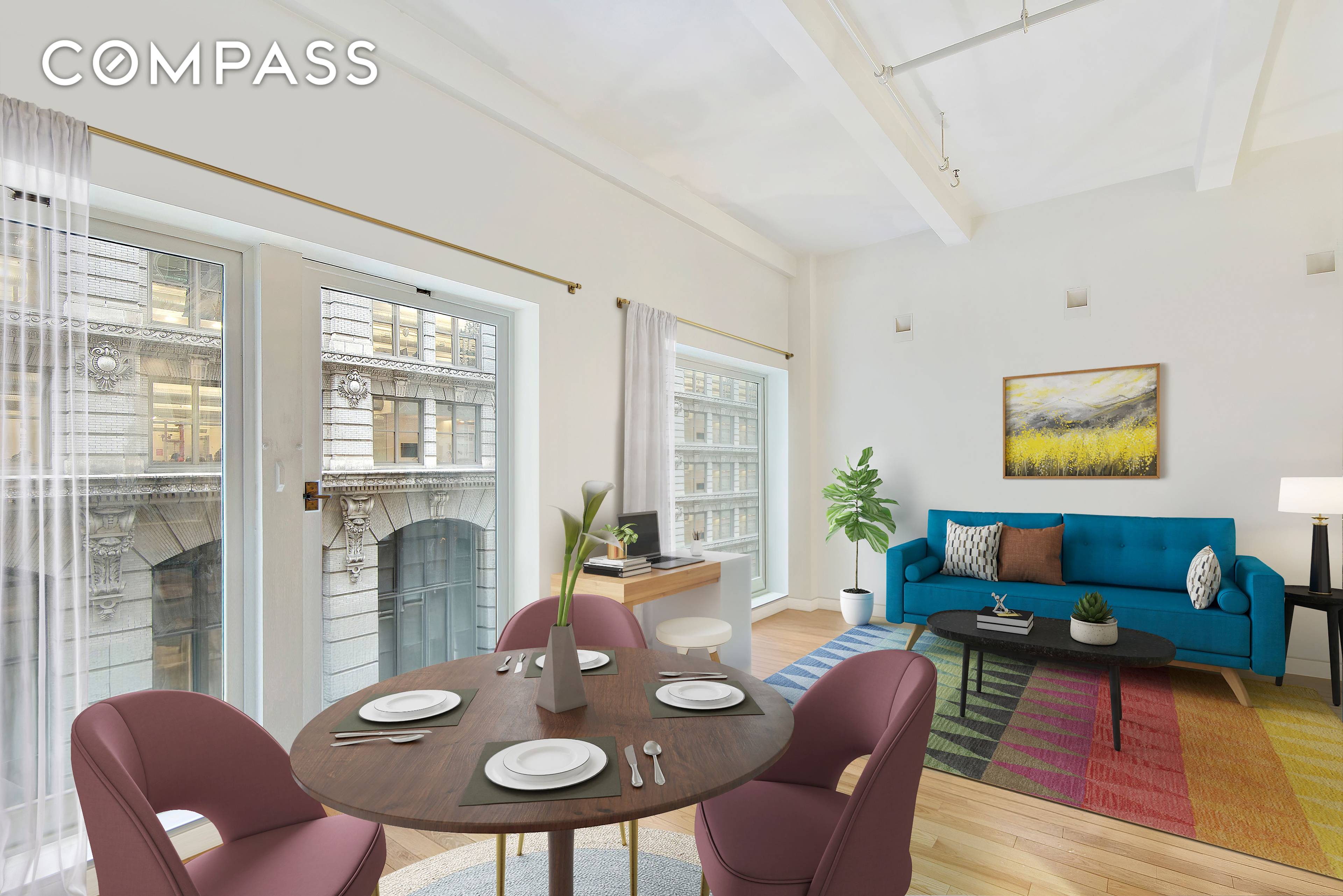 Chic Studio Alcove in Prime Flatiron Location Modern style meets prewar charm in this loft like alcove studio, ideally situated in the heart of the Flatiron District.