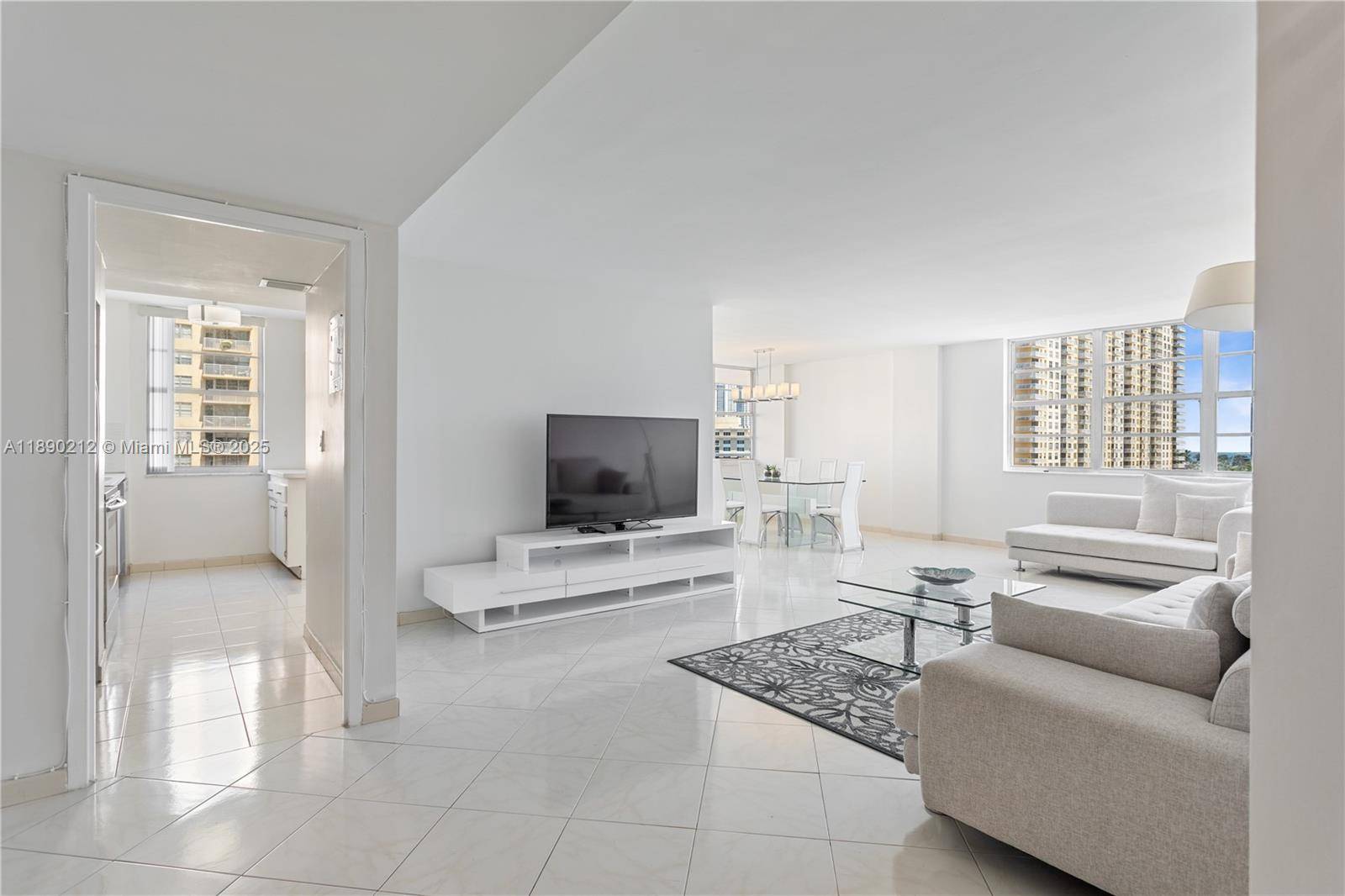 Welcome to Winston Tower 605, a bright 2 bedroom, 2 bath corner residence on the 6th floor with 2 assigned parking spaces.