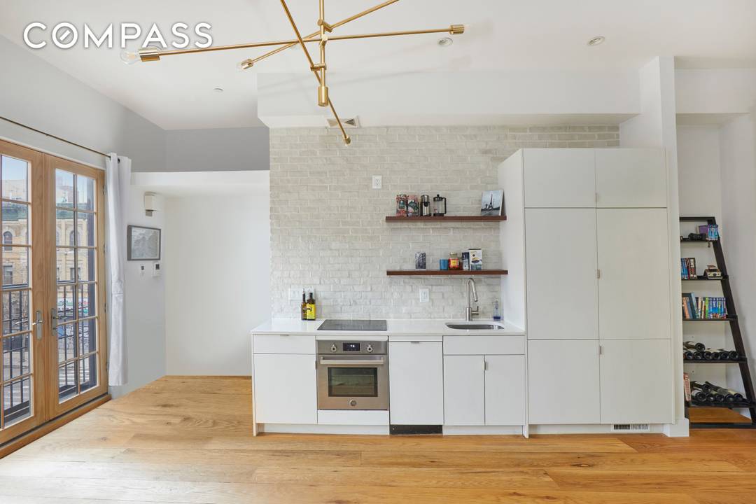 Welcome to 216 Pulaski Street 3R, a one bedroom with private roof space in a well thought out and intelligently designed boutique condominium.