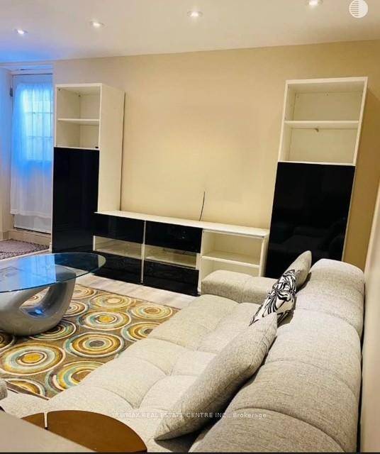 Legal Basement One Bedrm Apartment In A Corner Detached House, Sunny, Furnished, Gloss White Ikea Kitchen W European Appliances, Great For Professionals Or Yonge Family, Furnished Bedrm W Closet, Large ...