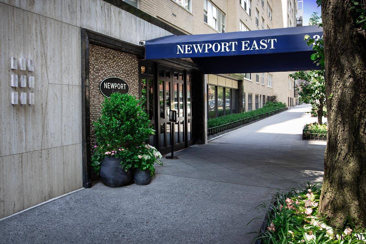 Introducing a rarely available, spacious, renovated corner two bedroom, convertible three at the Newport East.