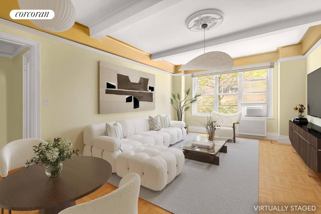 Classic New Yorker Co Op with plenty of charm, and Gilded age of NYC finishes, at one of the best locations of Upper East Side.