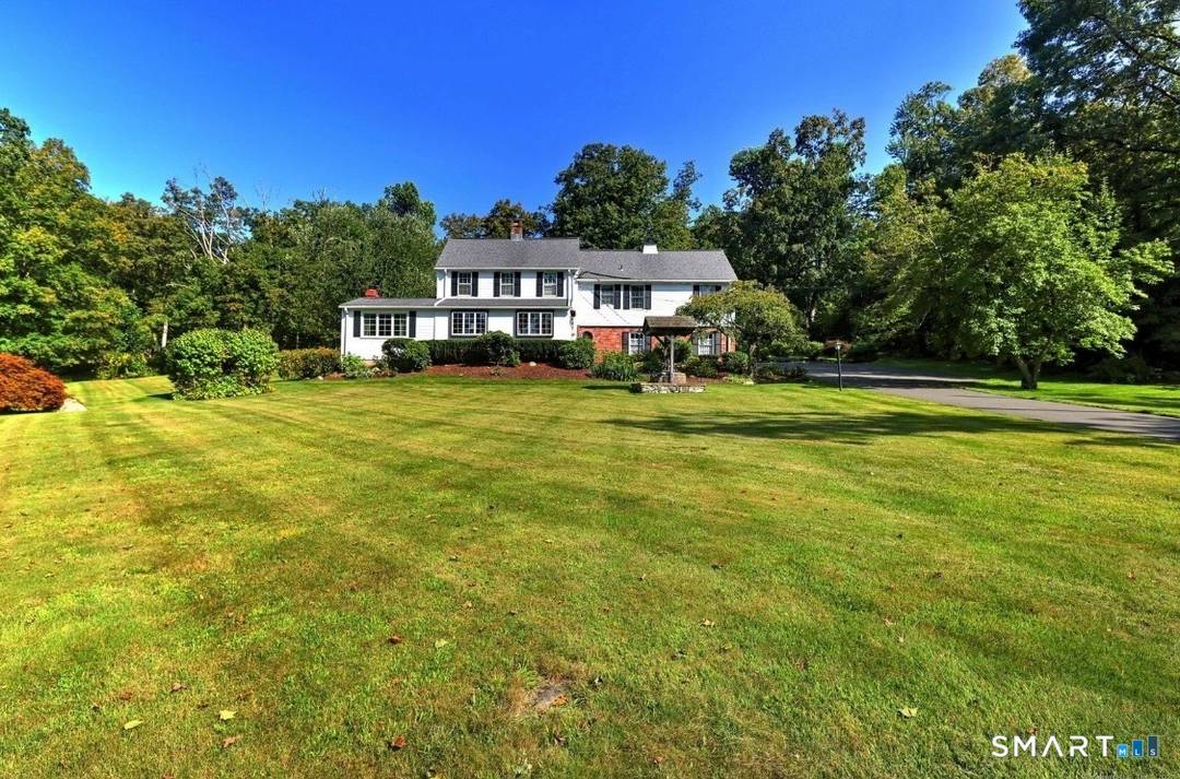 This charming, updated colonial is nestled on the 3 acre zoning side of Bethany, situated on a private, 4 acre, professionally landscaped, tree lined property.