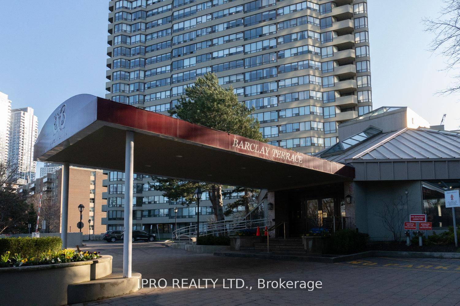 This luxurious real estate listing is located in the prestigious Barclay Terrace in Toronto.