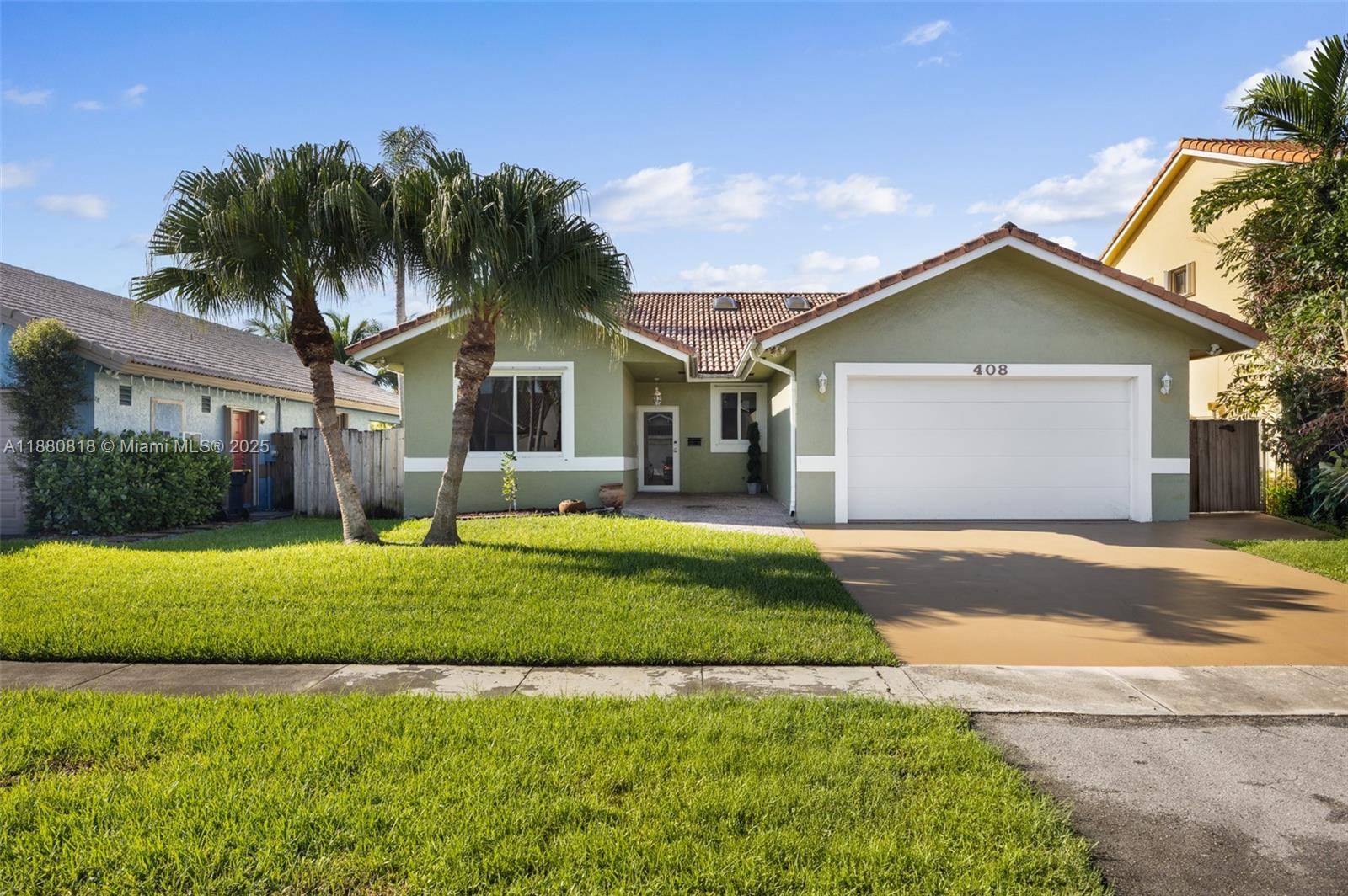 Nestled on one of the most desirable dead end streets in Dania Beach, this 3 bedroom, 2 bath residence offers the perfect combination of privacy, space, and convenience.