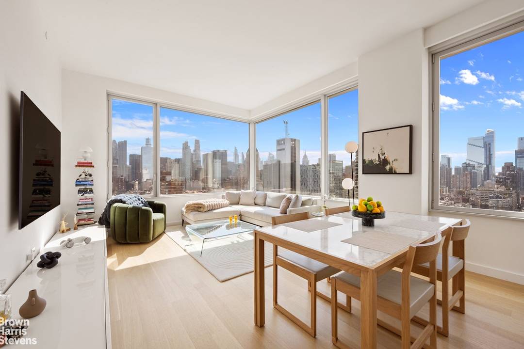 Welcome to Residence 25A at 611 West 56th Street a sophisticated two bedroom, two and a half bath home offering more than 1, 400 square feet of thoughtfully designed living ...