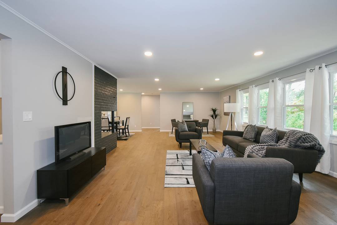 Welcome Home to a Stunning, freshly renovated ranch that combines modern style with classic comfort.