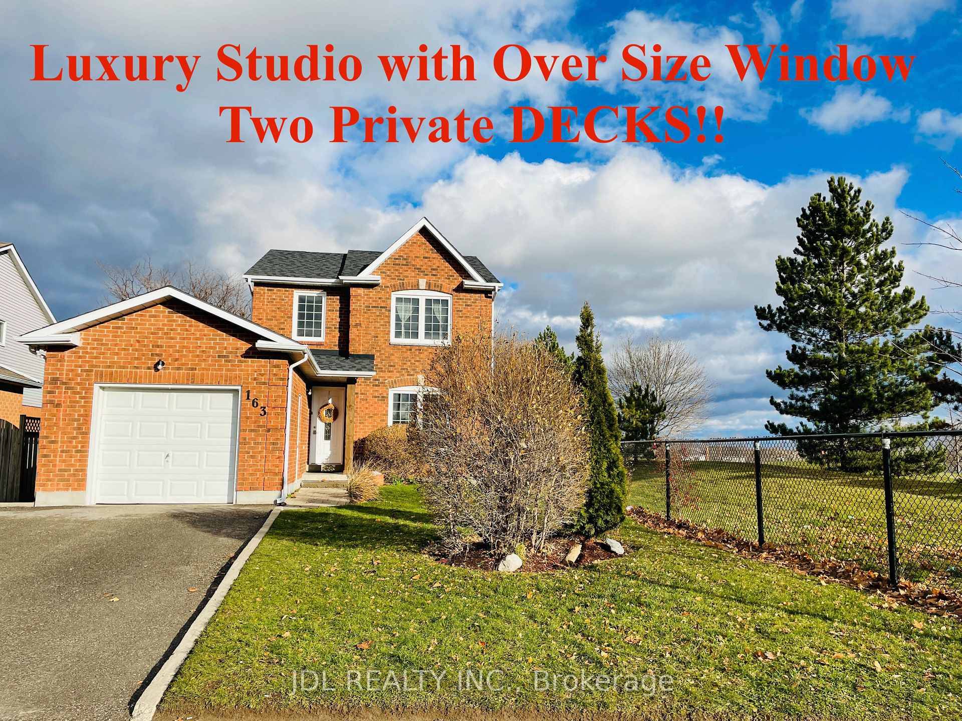 A Must See Luxury Parkside Studio With Two Private Large Decks !