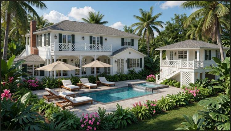 The best available parcel in El Cid on a spectacular double lot 13, 000 SF with water views.