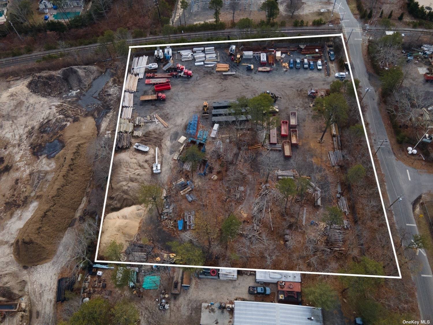 Rare opportunity to obtain two neighboring vacant land lots in Industrial area of Quogue.