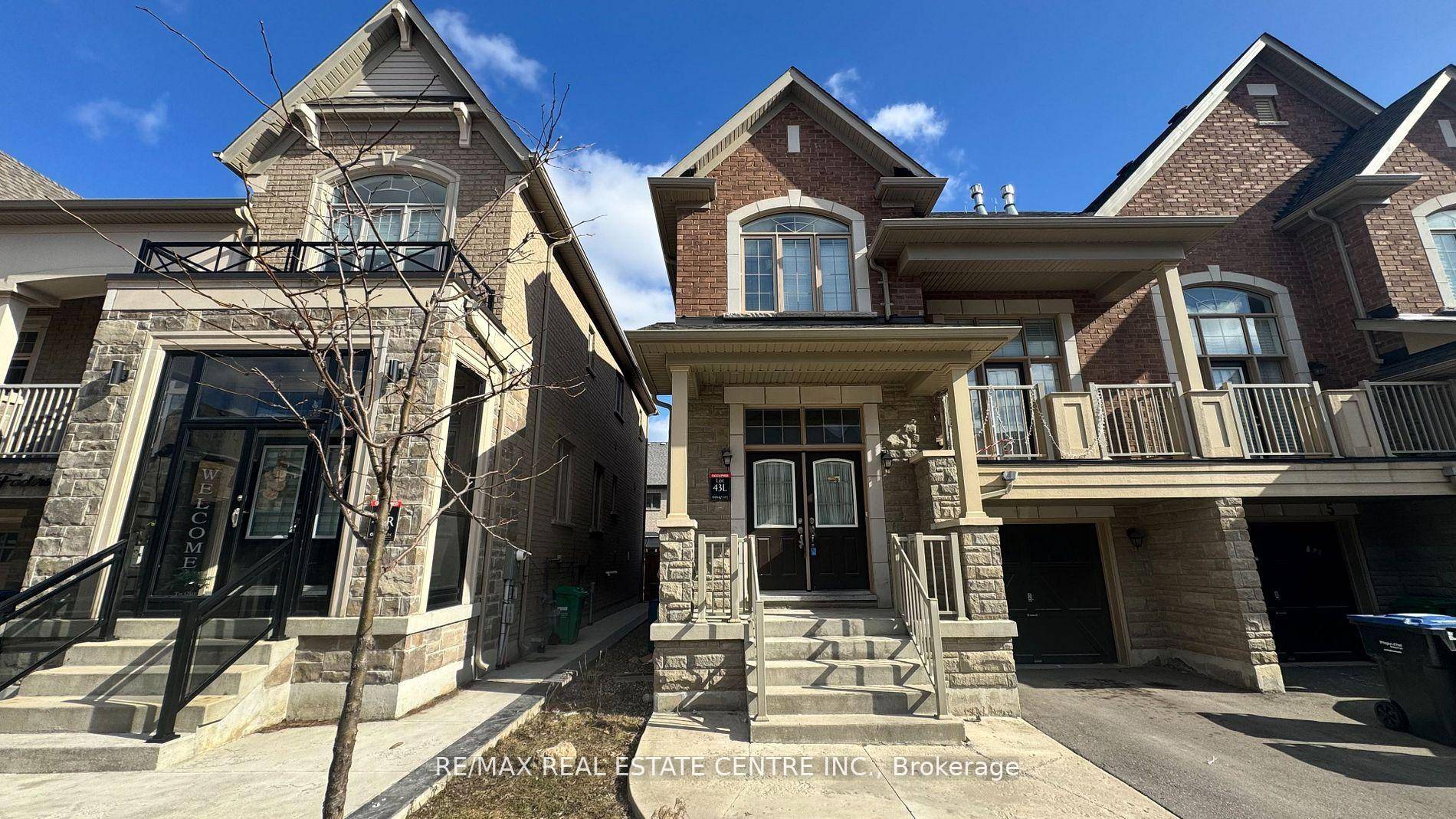 2300 Sqft Semi Detach House in Prime Location of Northwest Brampton, Main Floor With Large Living and Family Room With Hardwood Floor, Fireplace, Walkout Balcony from Family Room, Spacious 3 ...