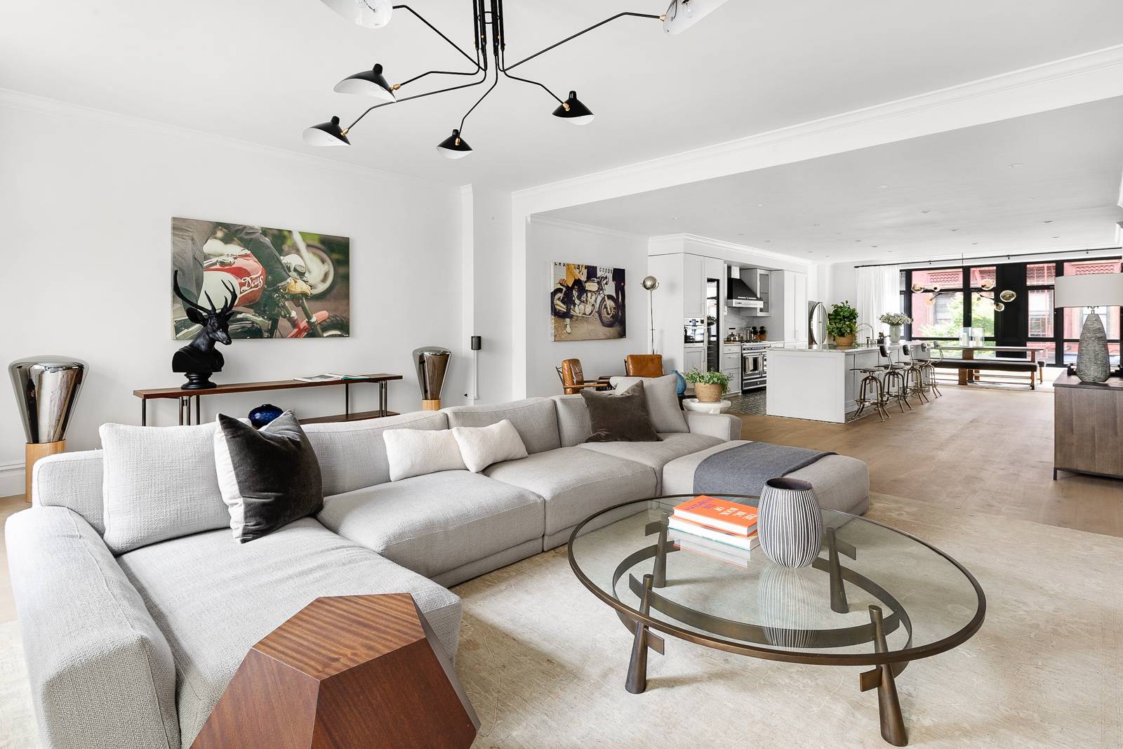 Thoughtfully laid out with separate living and bedroom areas, this approx.