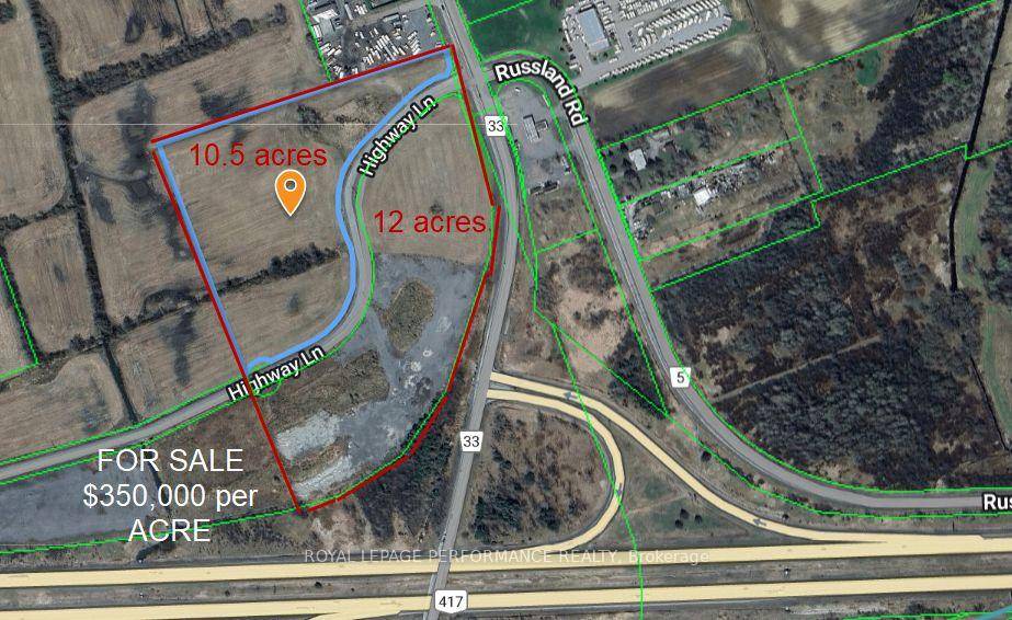 Vars exit, approved subdivision parcel for sale 12.