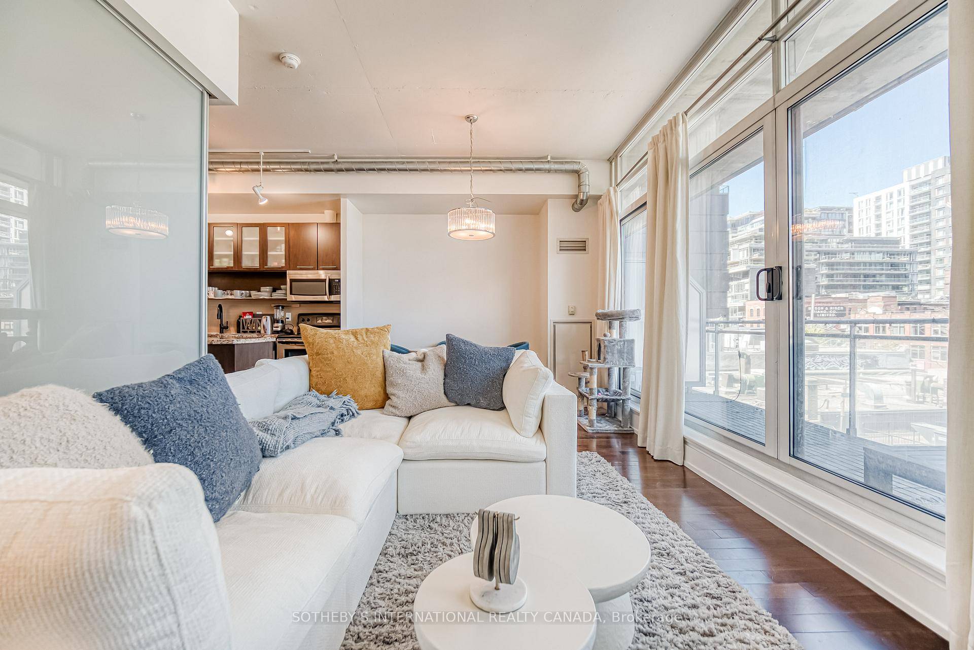 Located Within The Heartbeat of The City, King West, 66 Portland Is A Boutique Style Loft Building Featuring 10 Foot Ceilings, Floor To Ceiling Windows, And Functional Open Concept Living.