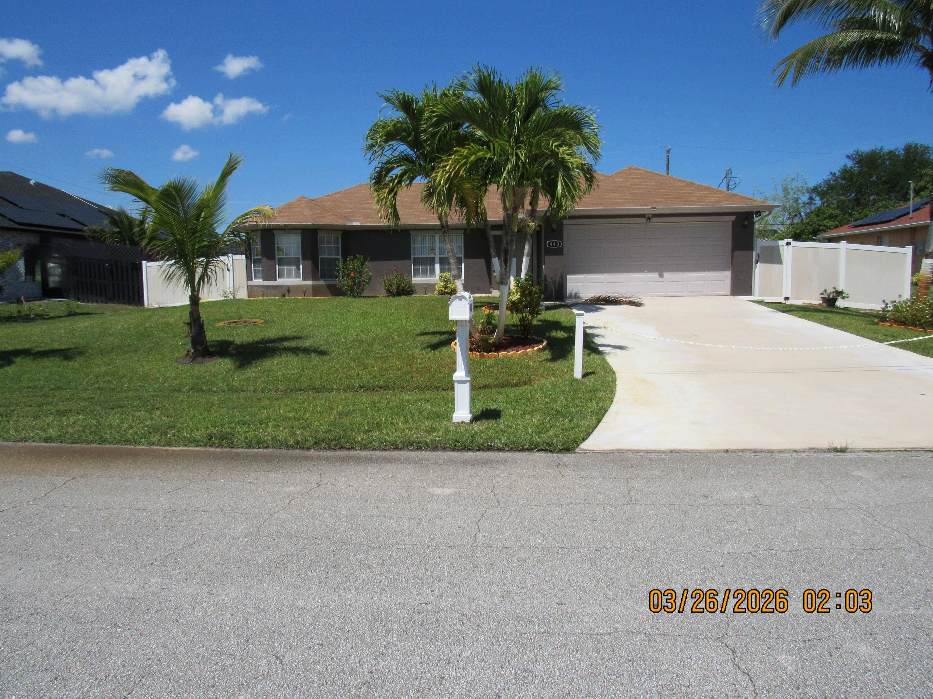BEAUTIFULY REMODLED 3 BDRM 2 BTH 2 CAR GARAGE HOME LOCATED WITHIN THE WELL DESIRED AREA CLOSE TO GATLIN PORT SAINT LUCIE BLVD.