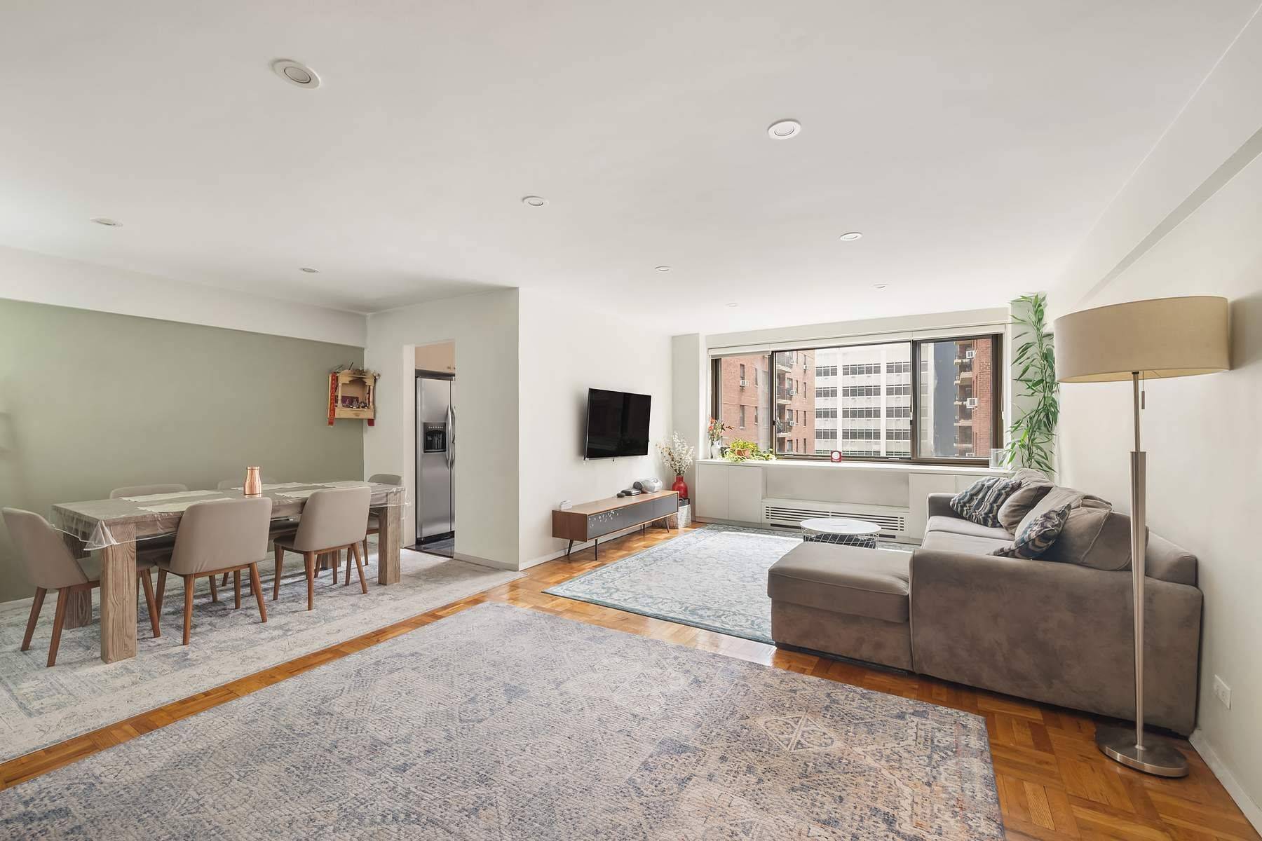 Southern sunlight, garden serenity, and city energy all from the comfort of this 1200 sq ft.