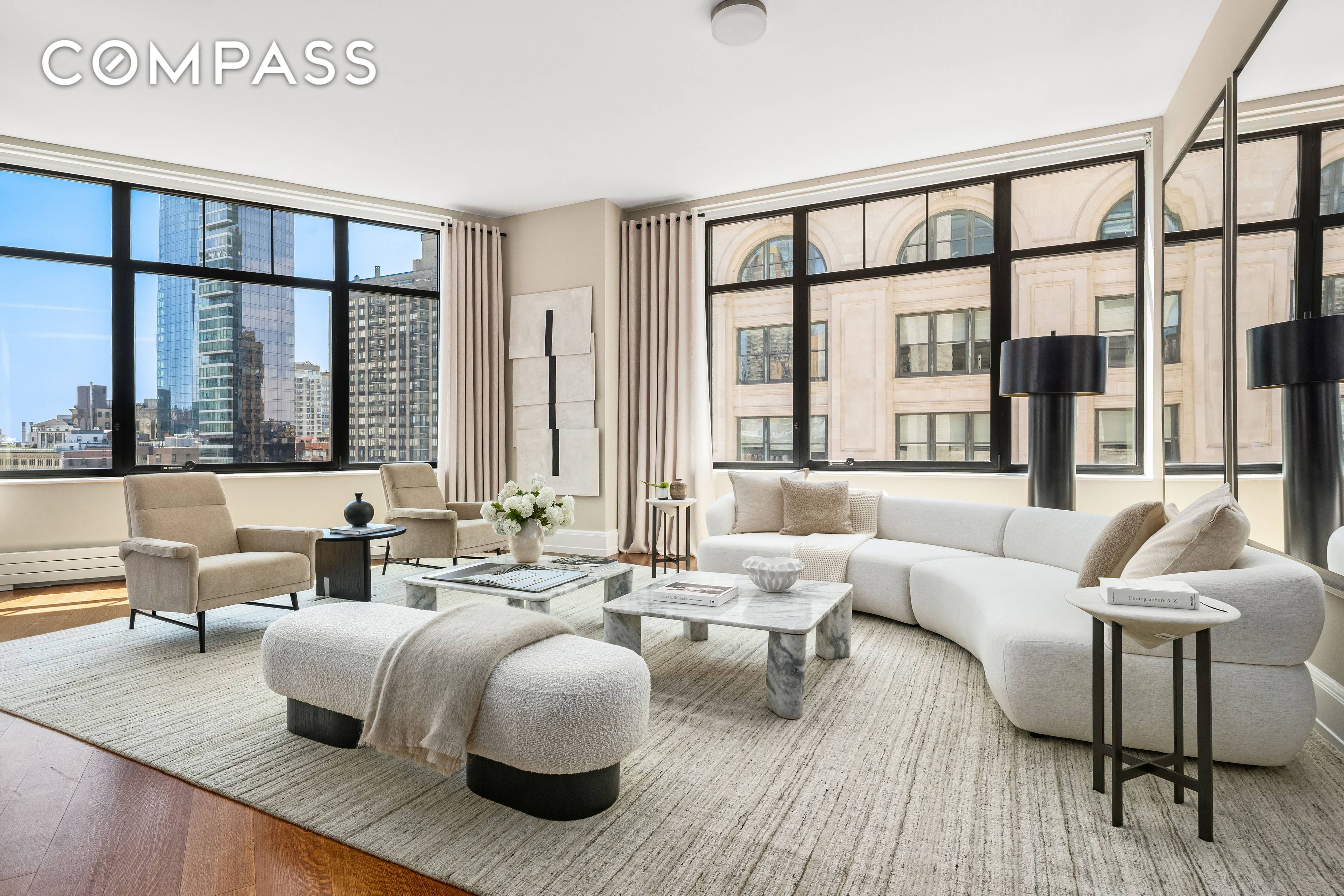 Residence 12D is the most desirable line at 10 Madison Square West with a rare triple exposure, East, South, and West, showcasing incredible light and iconic views of Madison Square ...