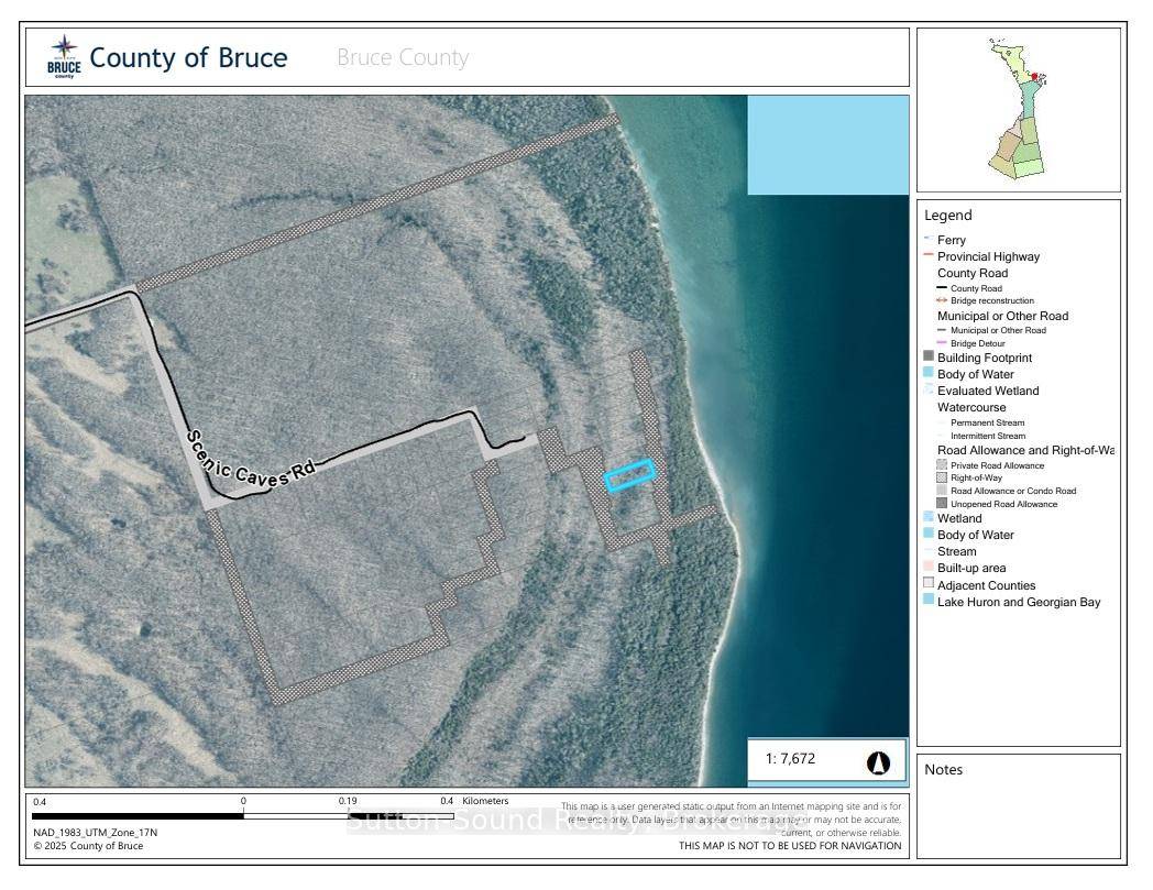 Discover your private slice of nature with this spacious 94ft x 280ft vacant lot, perfectly situated near the breathtaking Greg's Caves and Bruce Trail.