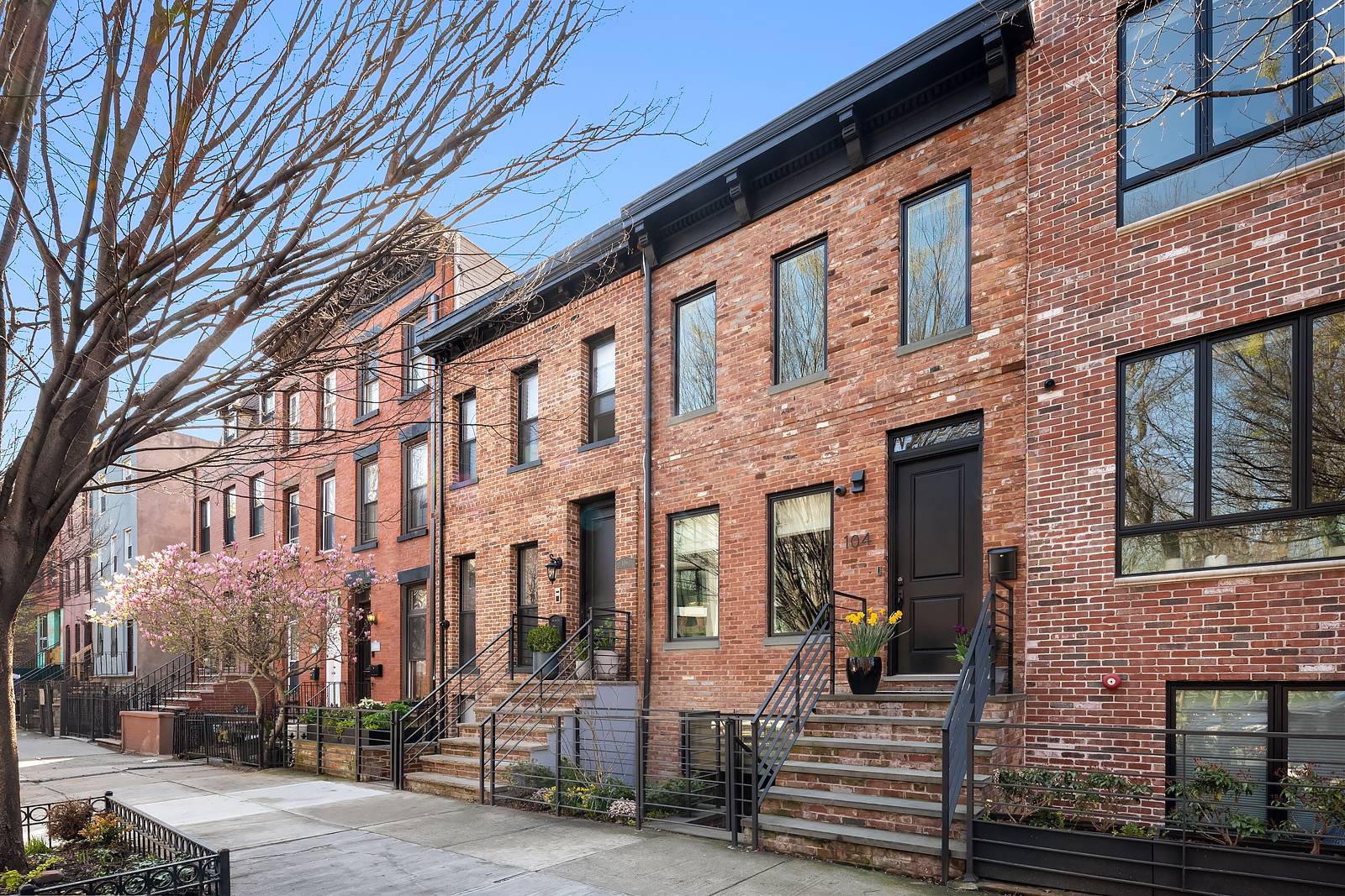Step inside 104 Madison Street, an unparalleled gem nestled within the vibrant enclave between Bedford and Franklin Avenues, on the border of Clinton Hill.