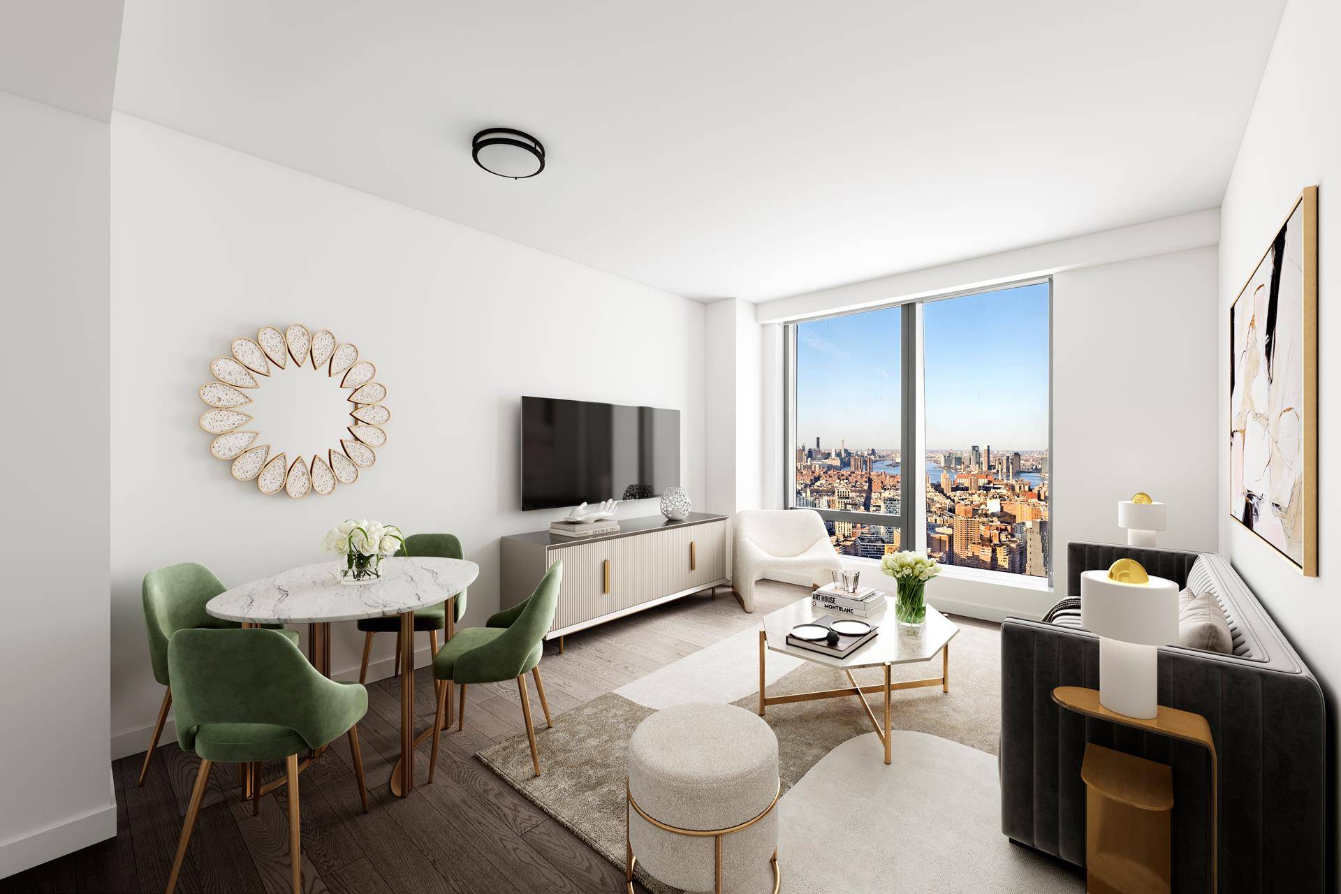 Residence 58G A Haven of Elegance and Comfort Perched high above the bustling city, Residence 58G offers a serene retreat with breathtaking views of the East River and the iconic ...