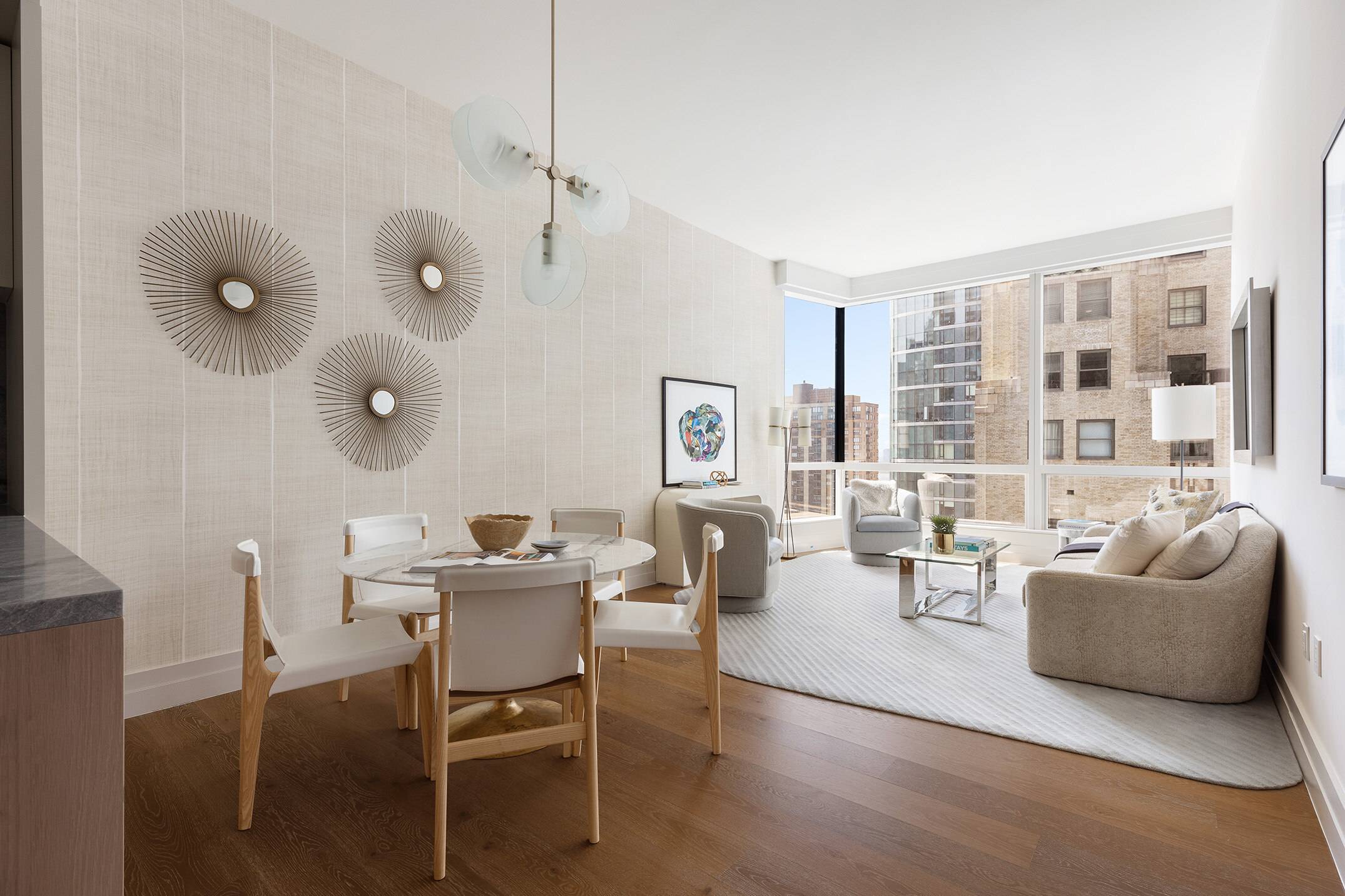 77 Greenwich is a LEED certified condominium featuring direct water views from every unit.