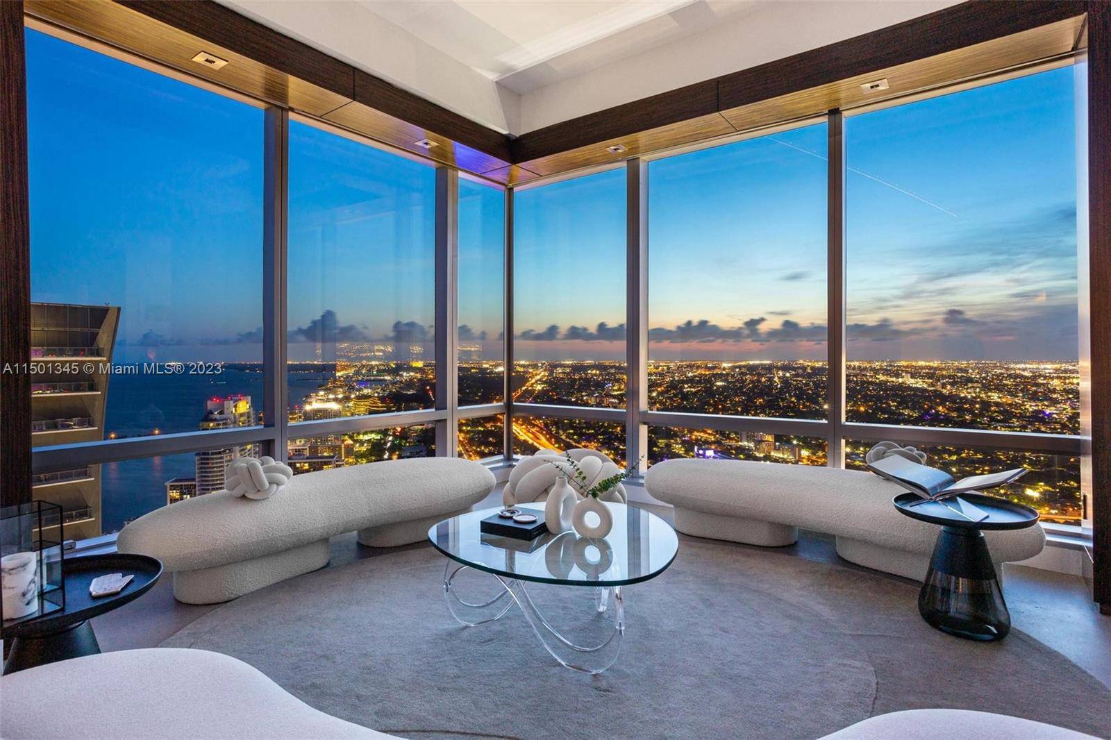 Indulge in the ultimate living experience in the Four Seasons, this exquisite 3, 554 SF fully furnished residence is a unique AB combination.