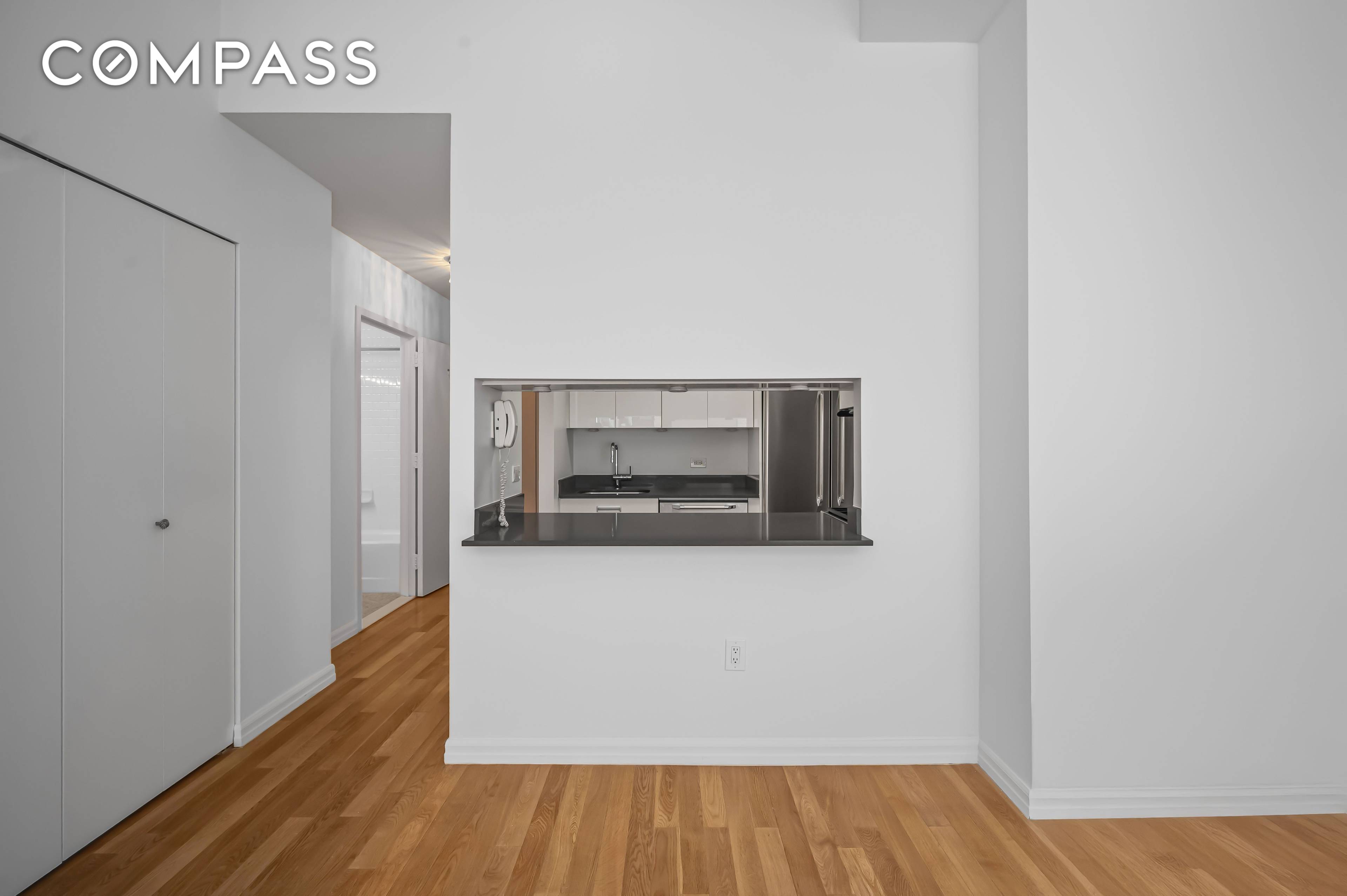 This bright, sunny, and beautifully updated studio features top of the line appliances, rich hardwood floors, and soaring beamed ceilings, enhancing the spacious feel of its well designed 579 square ...