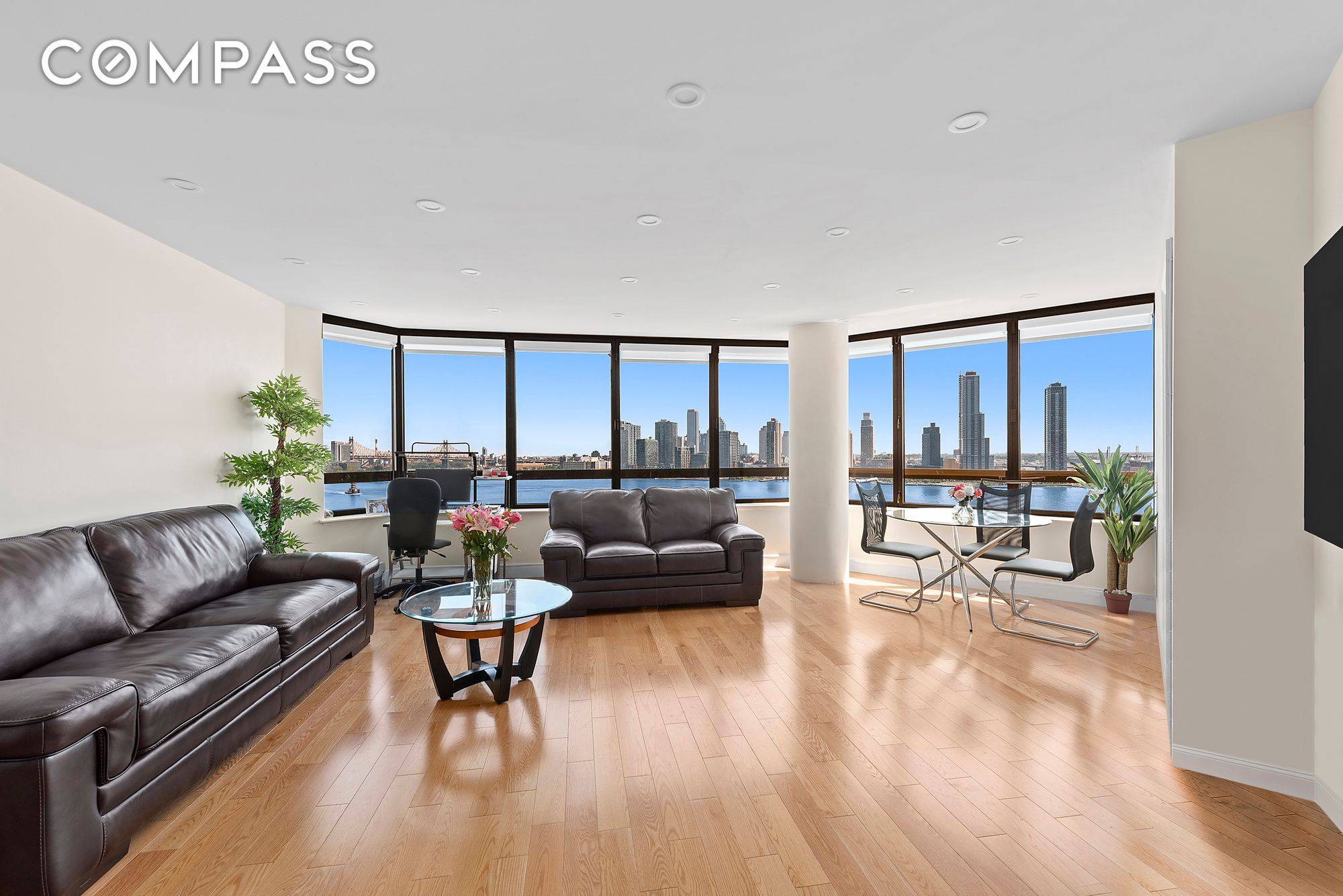 Direct River Views ! Come see this fully renovated two bedroom Condominium with unobstructed river views from every window.
