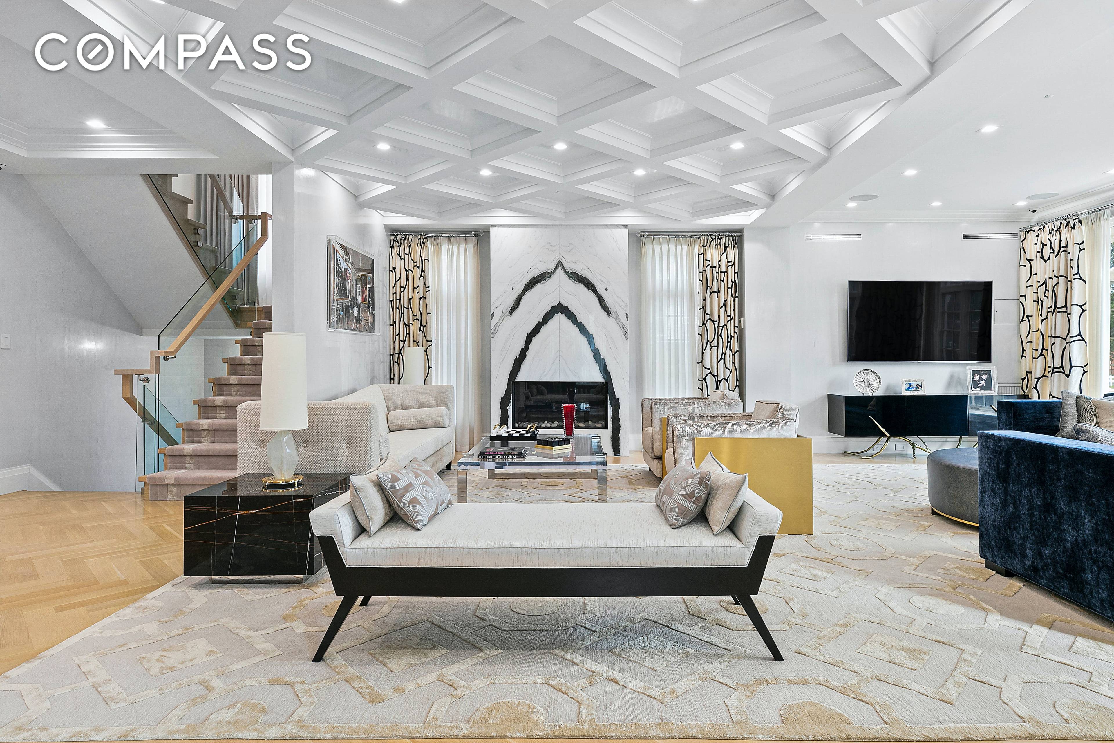 Within the quiet and tucked away enclave of Manhattan Beach and only one block from NYC s pristine beach cove, lies this newly built masterpiece designed by the internationally acclaimed ...