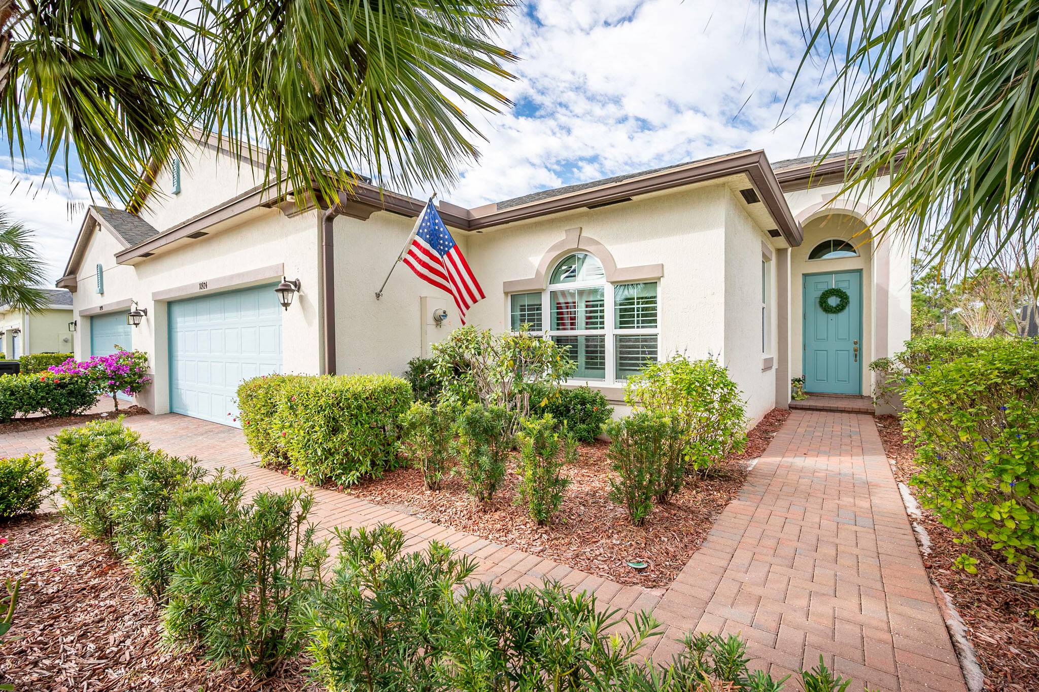 Welcome to this beautifully upgraded villa in a serene and secure 55 gated community.