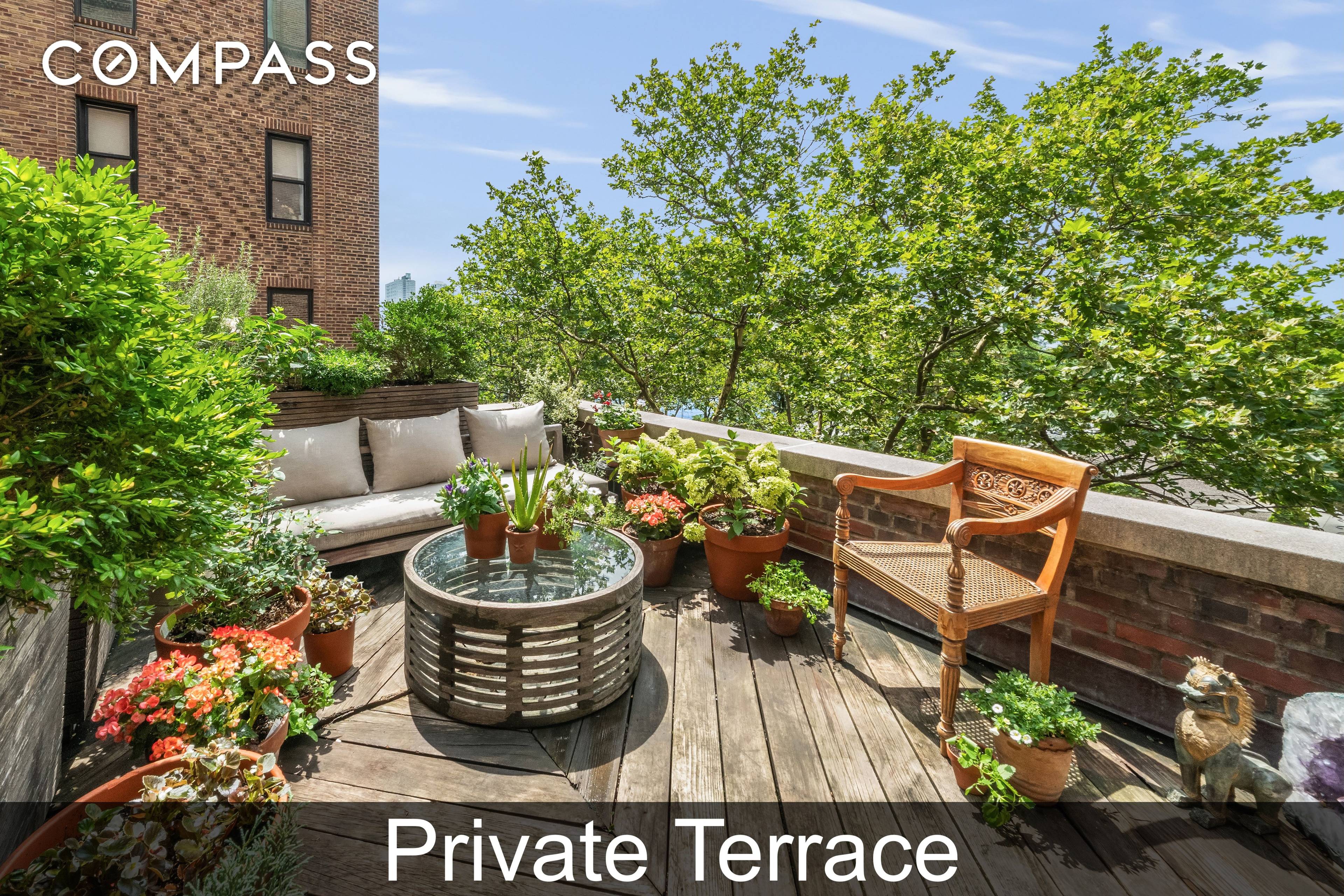 Secure your own corner of Beekman Place a light filled, spacious, serene three bedroom, two bathroom apartment with a private terrace and East River views.