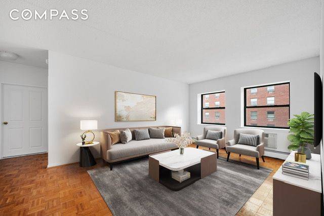 Showing by appointment only Step into The Renaissance nestled in the heart of Harlem, where this exquisite 2 bedroom, 1 bathroom apartment awaits.