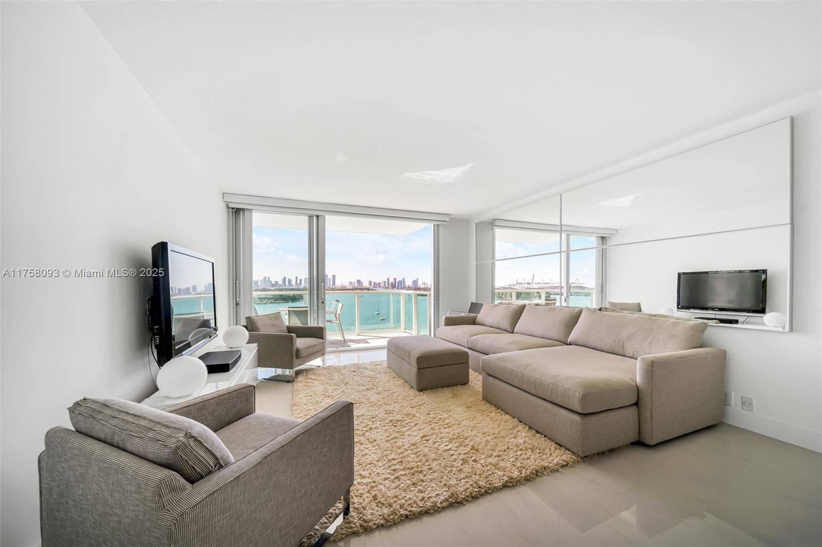 Fanie Mae Approved ! Amazing DIRECT BAY VIEWS from everywhere in this totally renovated high floor residence at Mirador South !