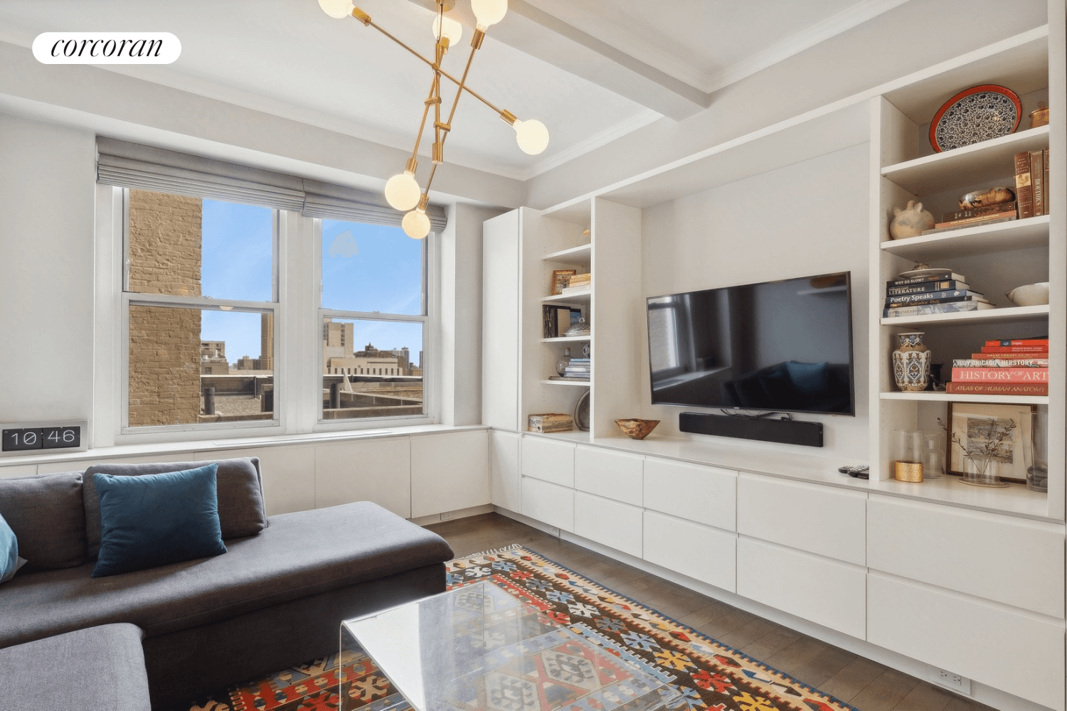 1215 Fifth Avenue, Apt. 11D located across from Central Park, on Fifth Avenue and 102nd Street is a triple mint, gut renovated one bedroom, one bath that retains the apartment's ...