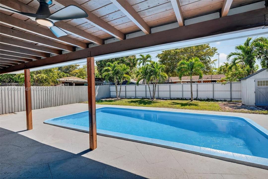 Completely remodeled pool home in a desirable Hollywood neighborhood !