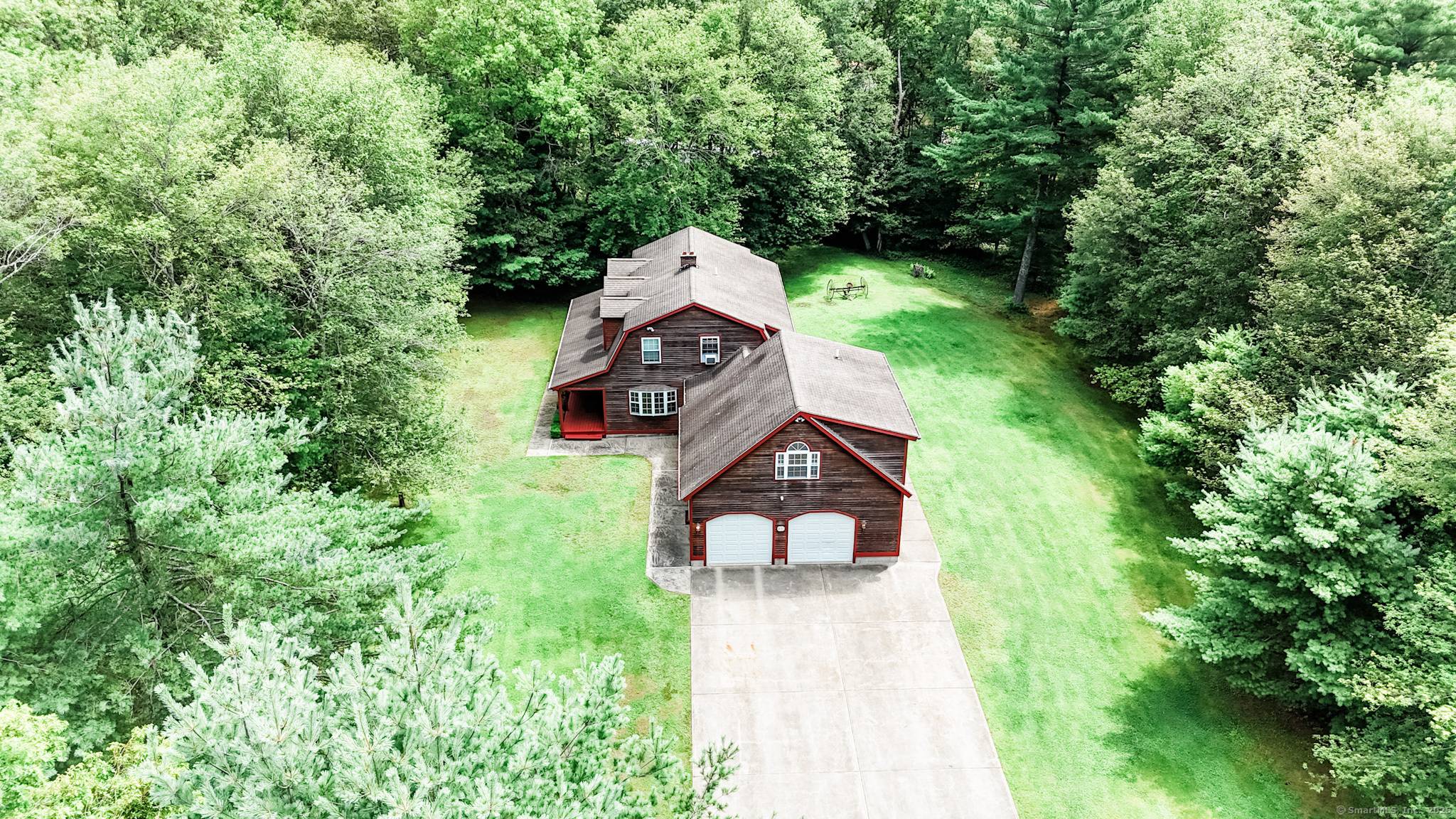 Looking for a custom built home that's set on a peaceful setting ?