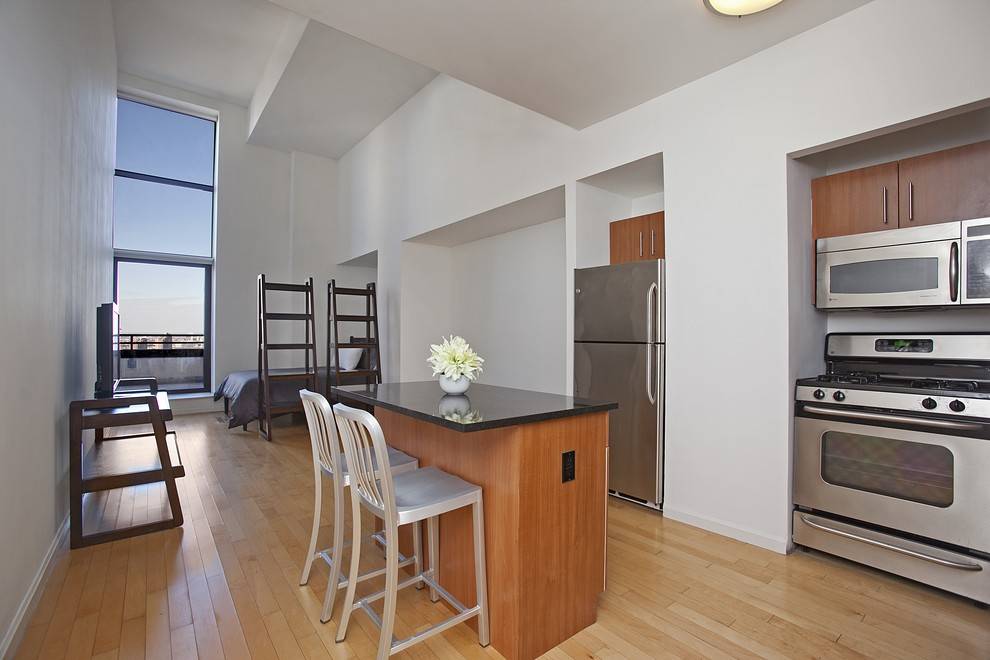 Beautiful Loft with soaring 20 ft ceilings with a 125 sf of private terrace overlooking the Hudson River and NY Harbor.