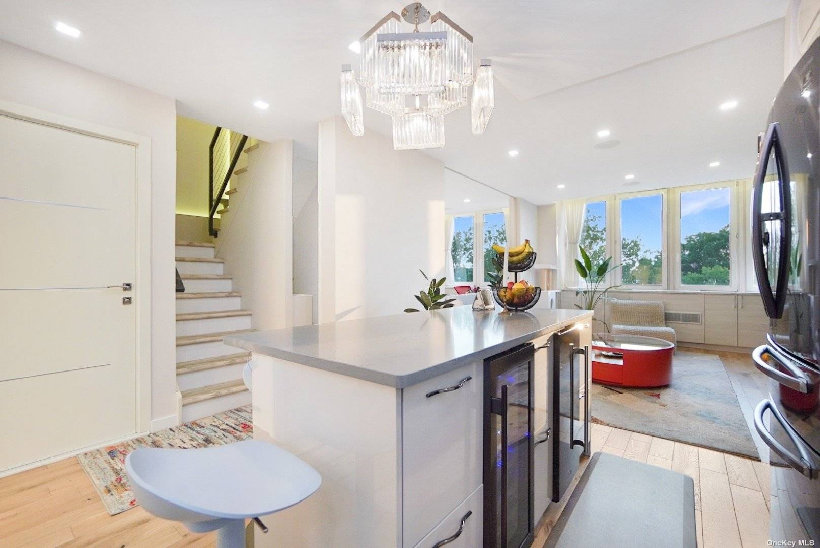 This unique modern style Duplex Penthouse is located in prime Bay Ridge area with spectacular views of the Hudson River !
