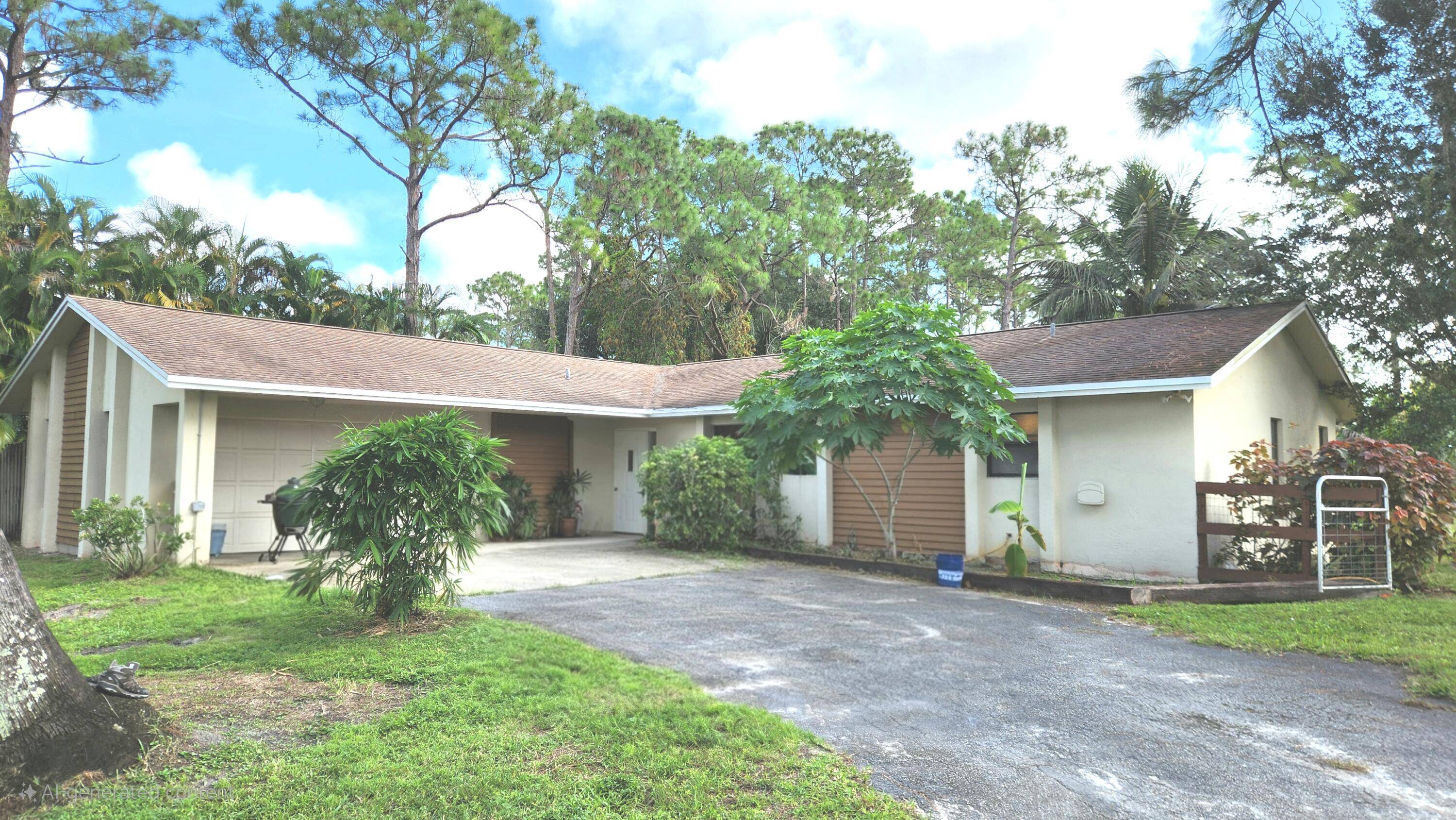 Welcome to this exceptional Jupiter Farms retreat where country charm meets modern convenience on a sprawling lot that offers both privacy and practicality.