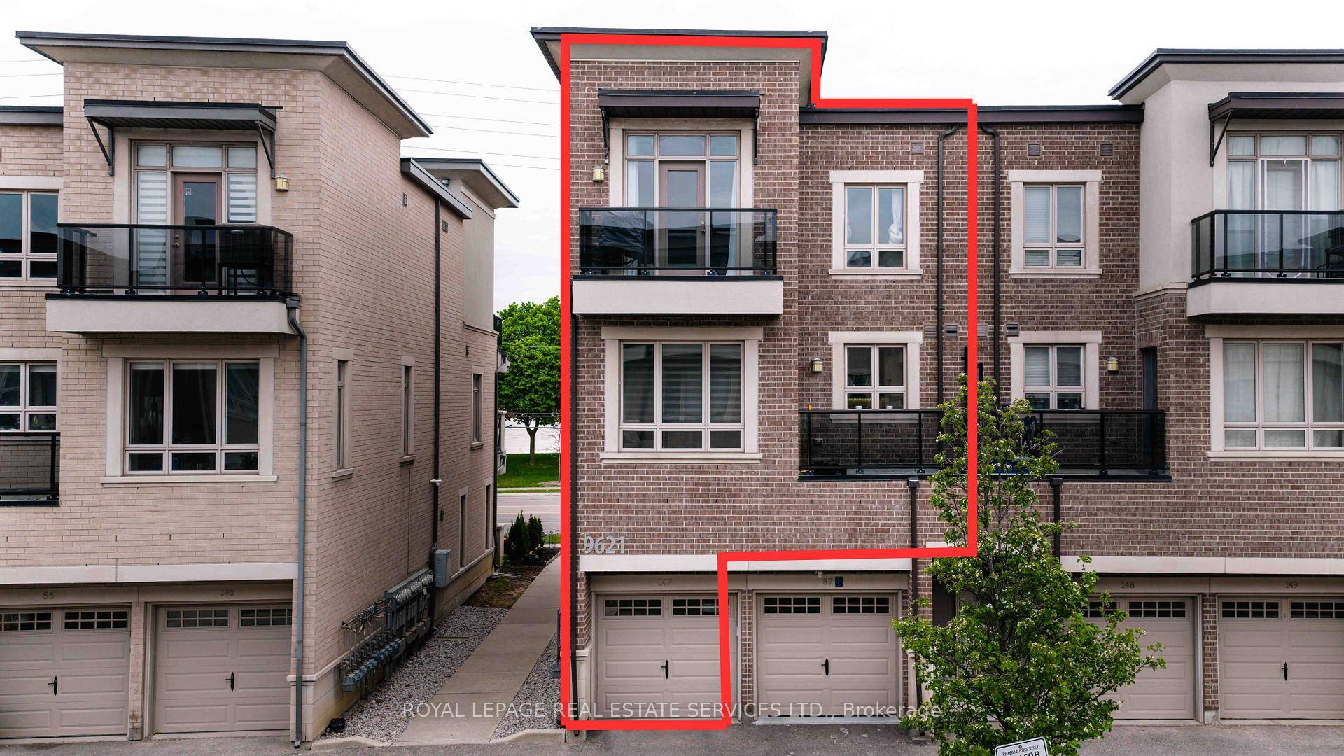 Welcome to this modern and stunning end unit condo townhome located at 9621 Jane St, Unit 13.