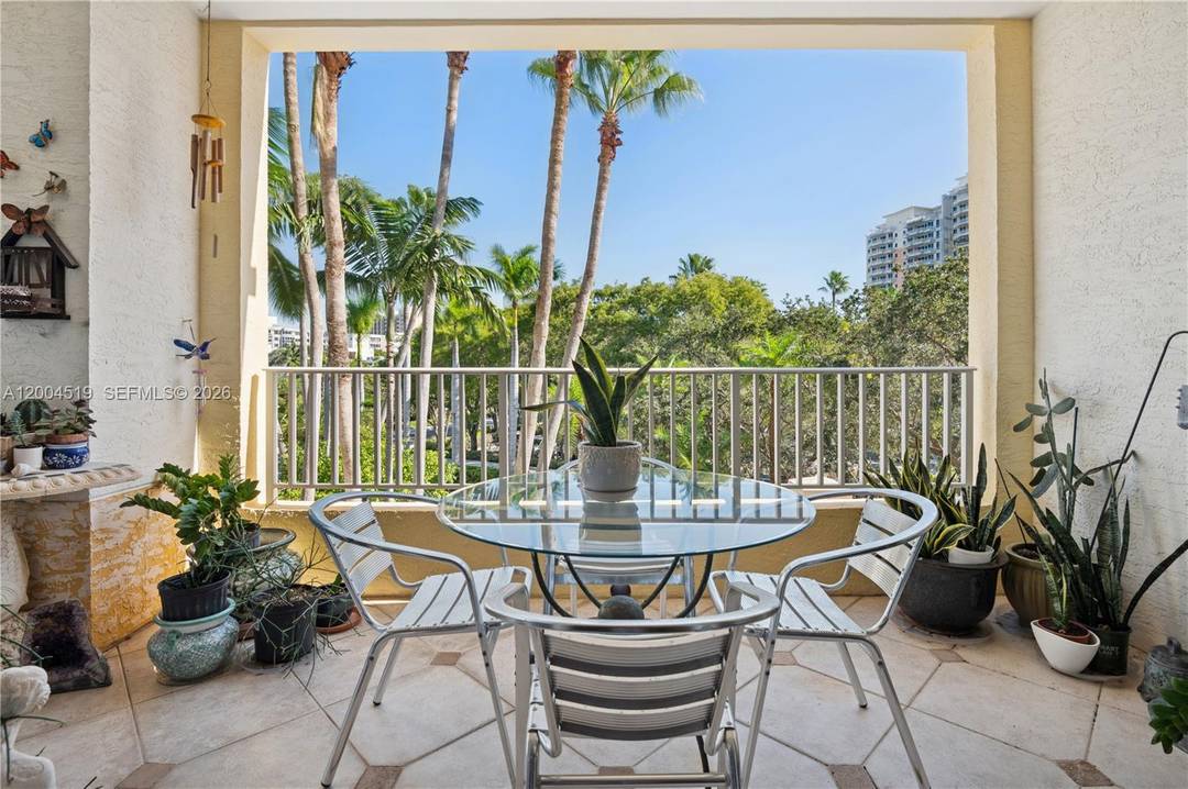 European charm meets coastal living at the Ocean Club in this delightful French inspired 2BD 2BA pied a terre at Resort Villa II in Key Biscayne.